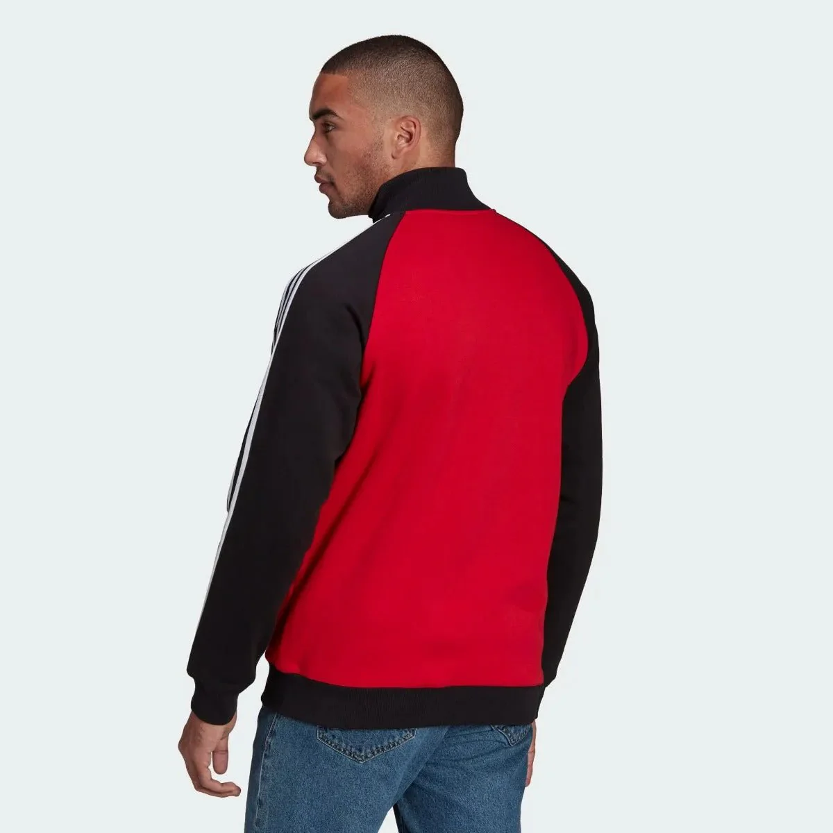 Adidas 2022 Manchester United Tiro 21 Anthem Jacket - Red-Black - Image 3