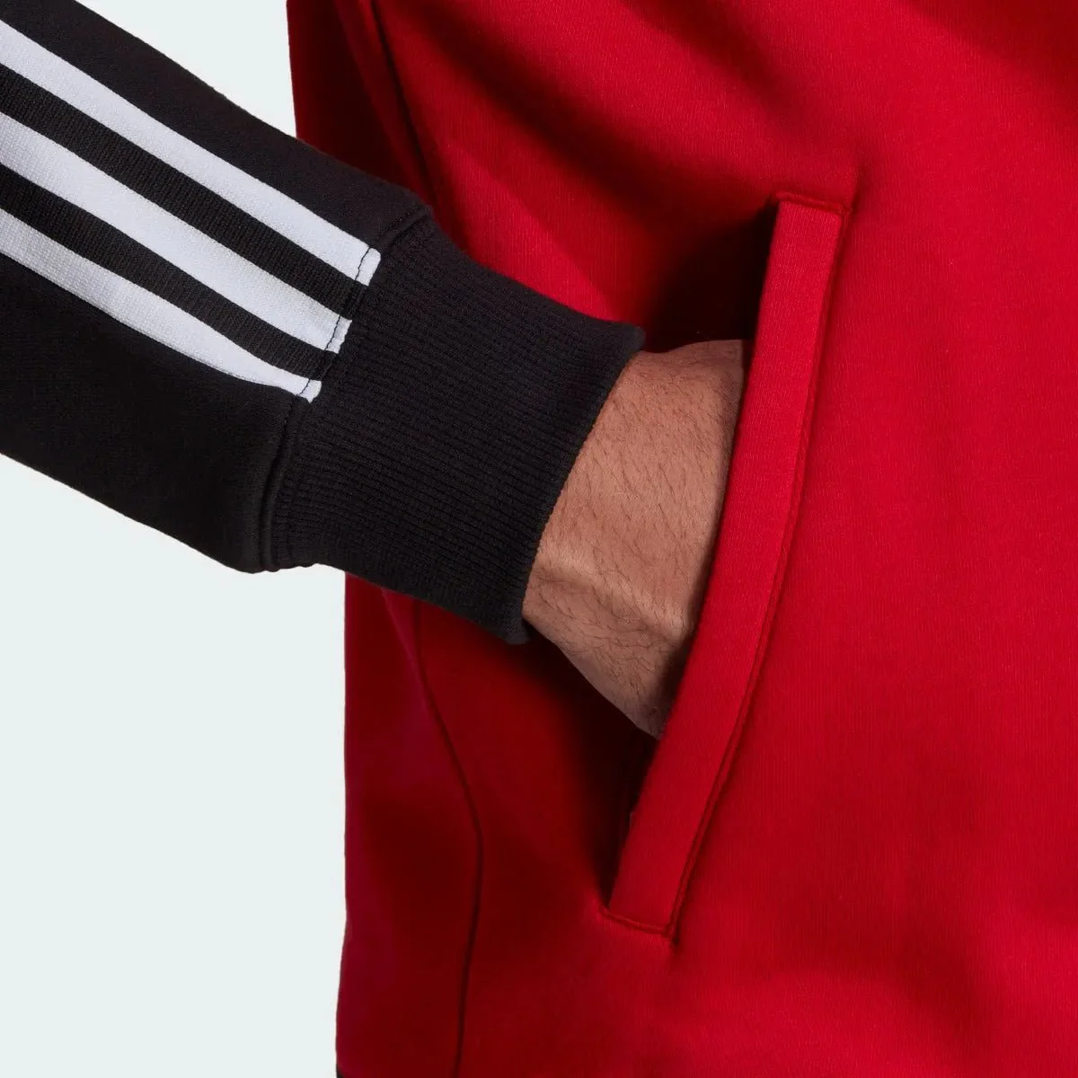 Adidas 2022 Manchester United Tiro 21 Anthem Jacket - Red-Black - Image 5