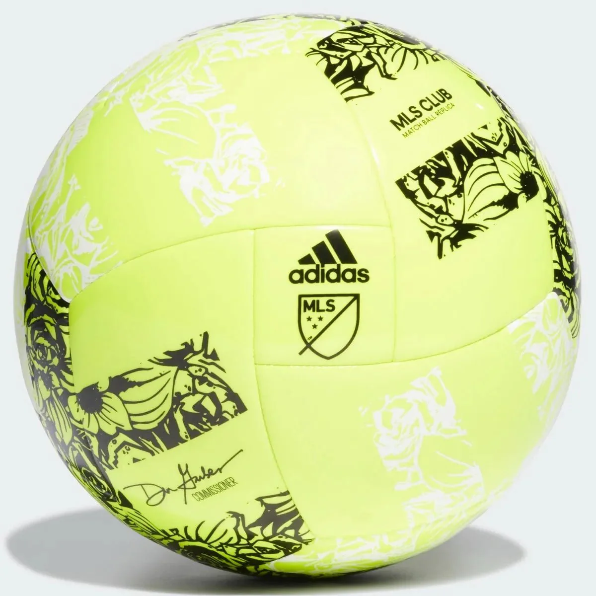 Adidas 2022 MLS Club Ball - Solar Yellow-Black