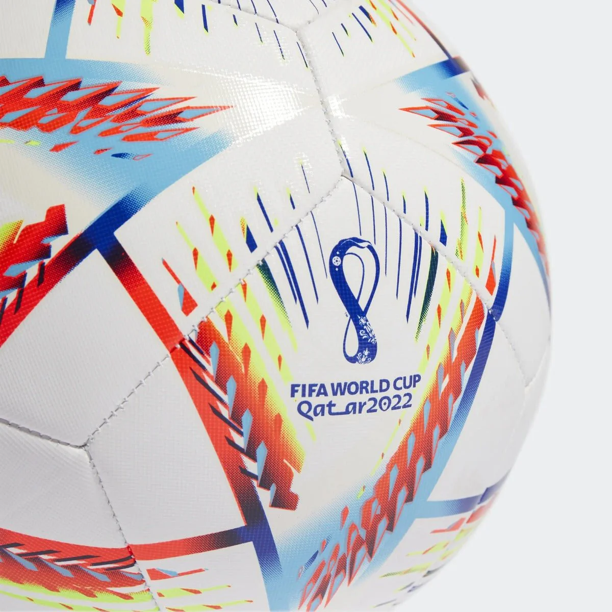 adidas 2022 World Cup Rihla Training Ball - White-Multi - Image 3