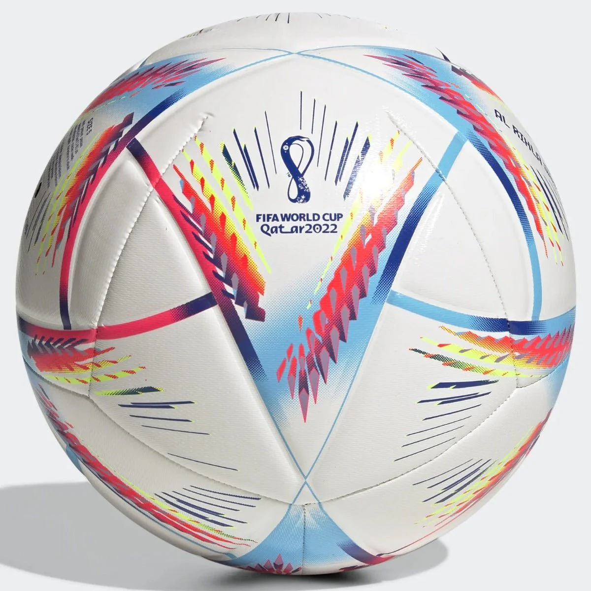 adidas 2022 World Cup Training Futsal Ball - White-Multi - Image 2
