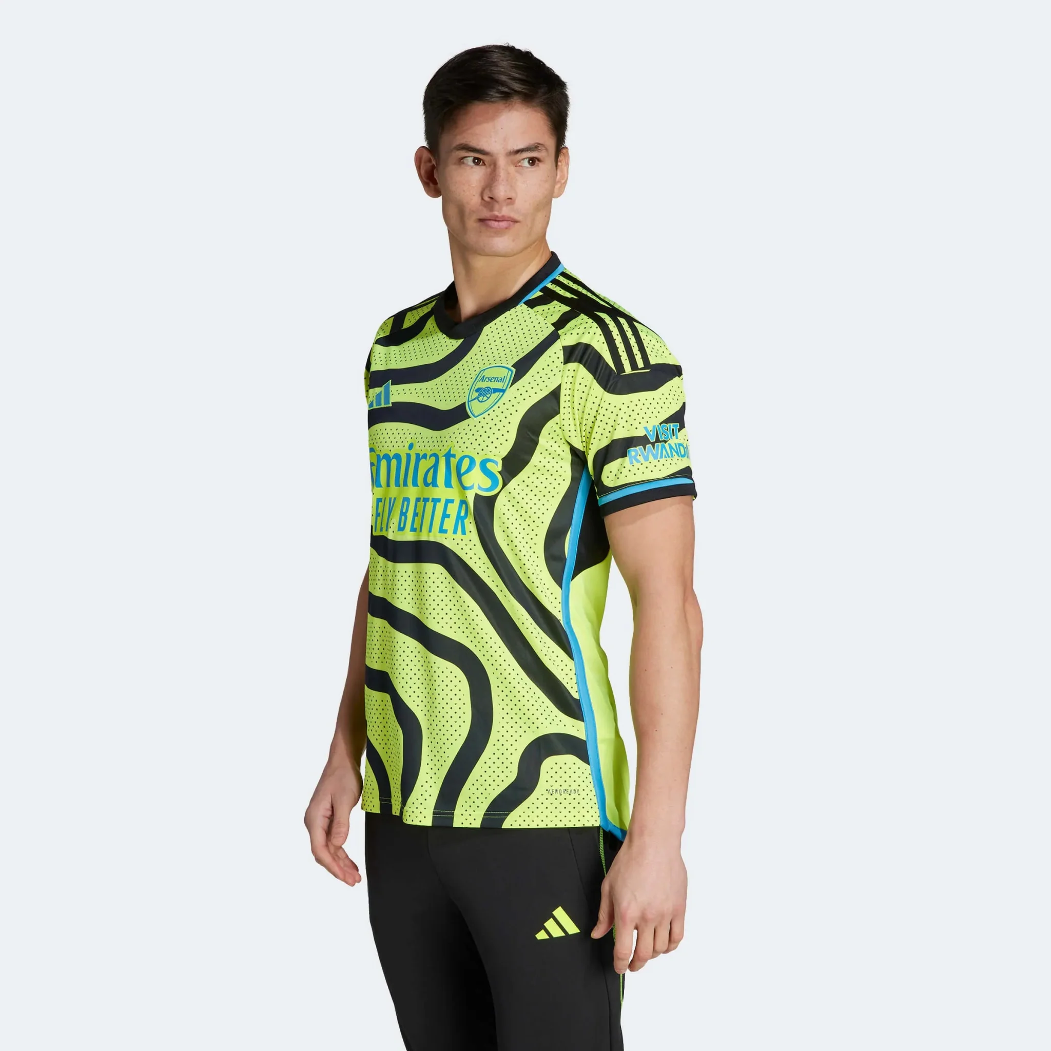 adidas 2023-24 Arsenal Men's Stadium Away Jersey - Image 7