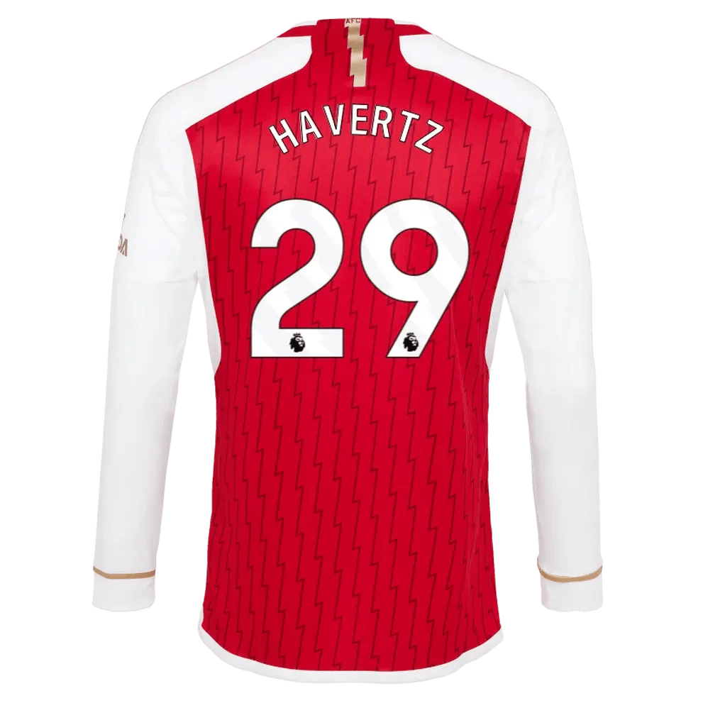 adidas 2023-24 Arsenal Men's Stadium Home Long-Sleeve Jersey