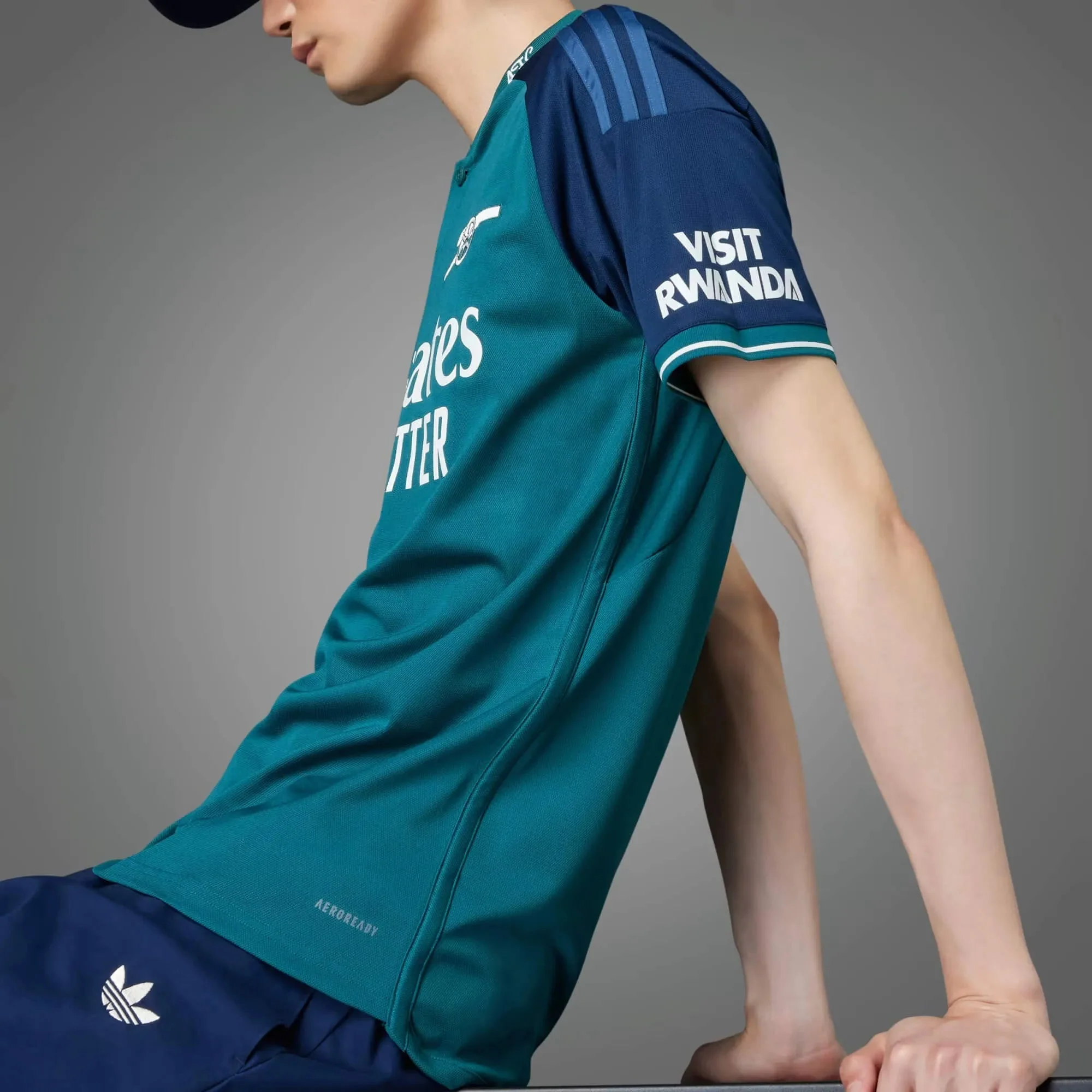 adidas 2023-24 Arsenal Men's Stadium Third Jersey - Image 9