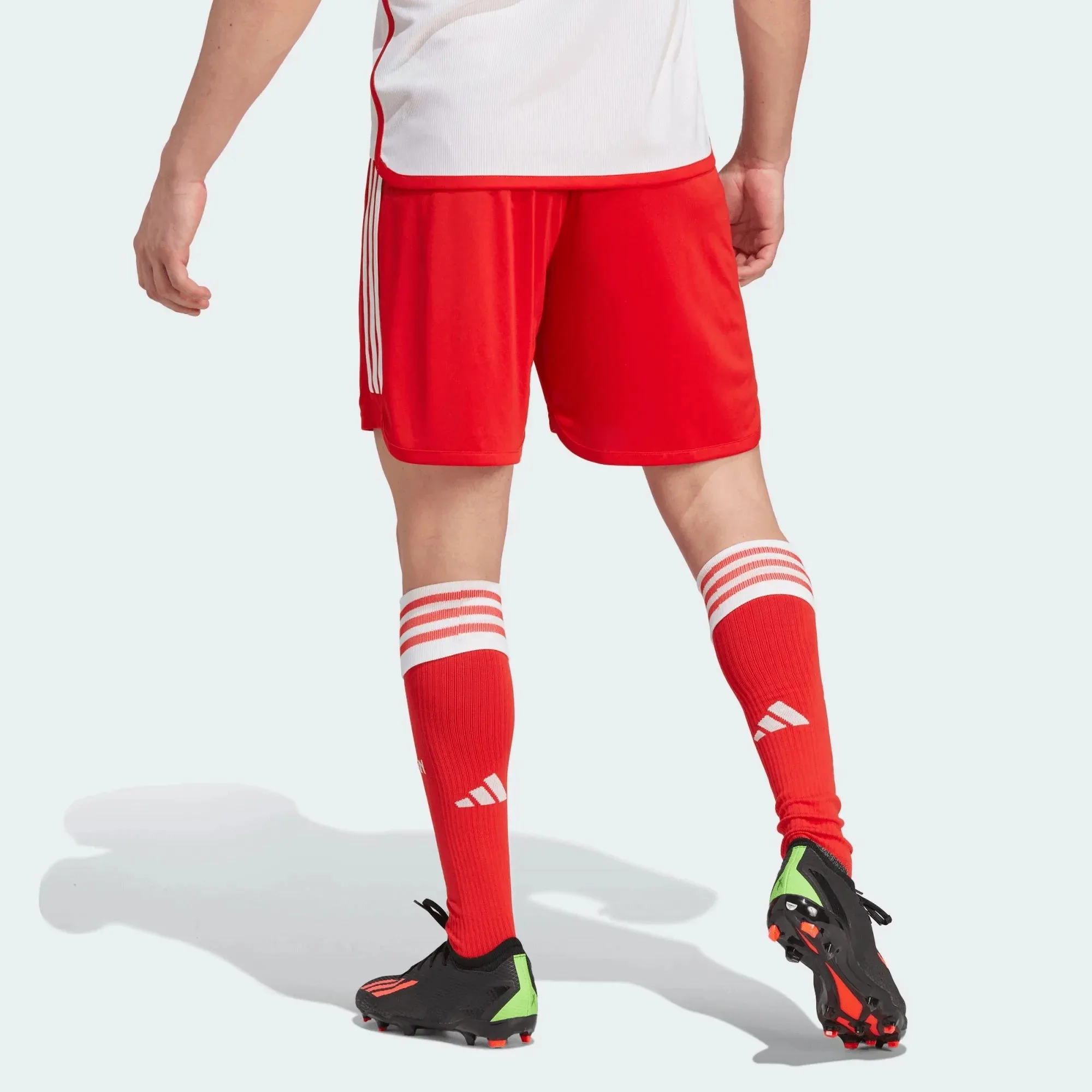 adidas 2023-24 Bayern Munich Men's Stadium Home Shorts - Image 4