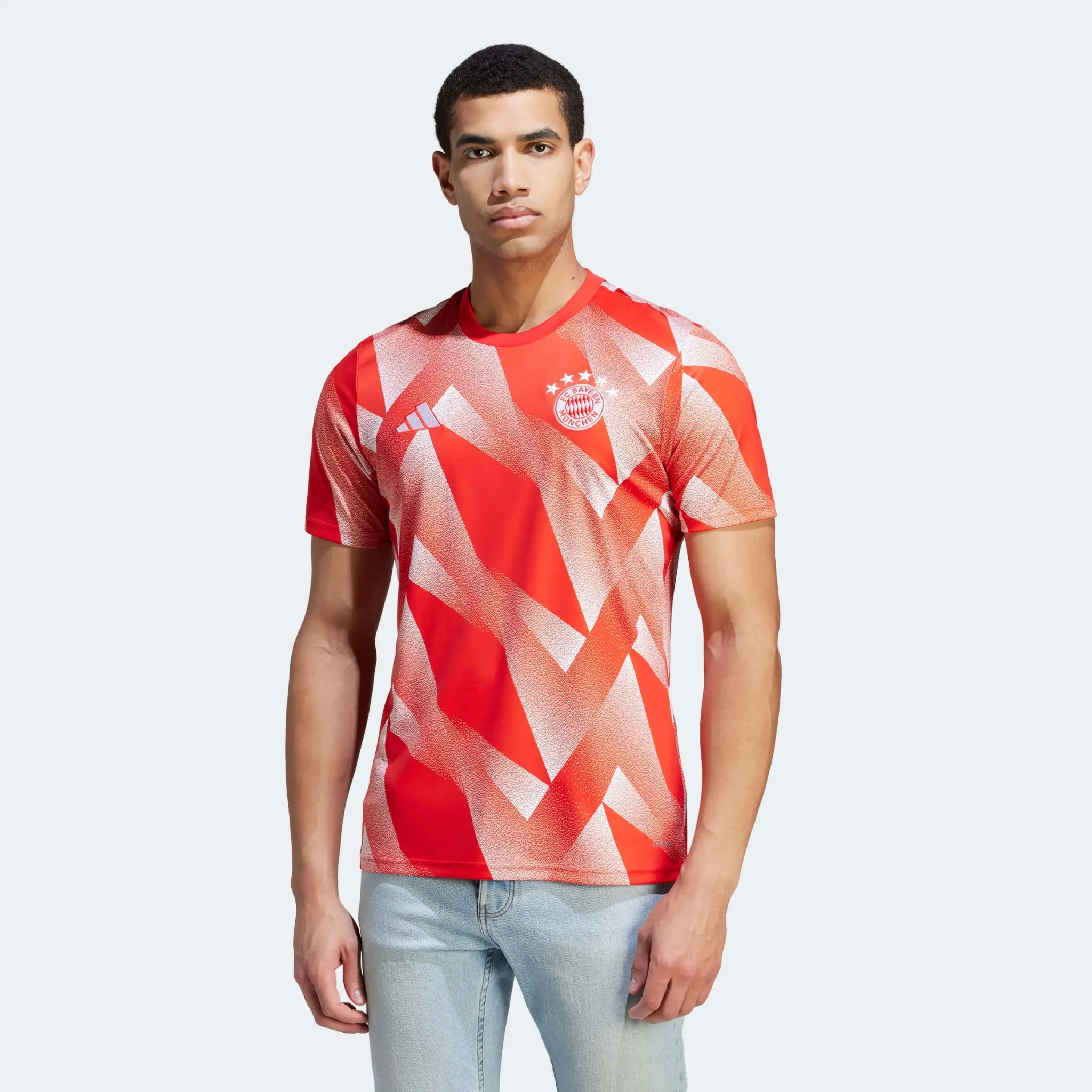 adidas 2023-24 Bayern Munich Men's Pre-Match Jersey - Image 3