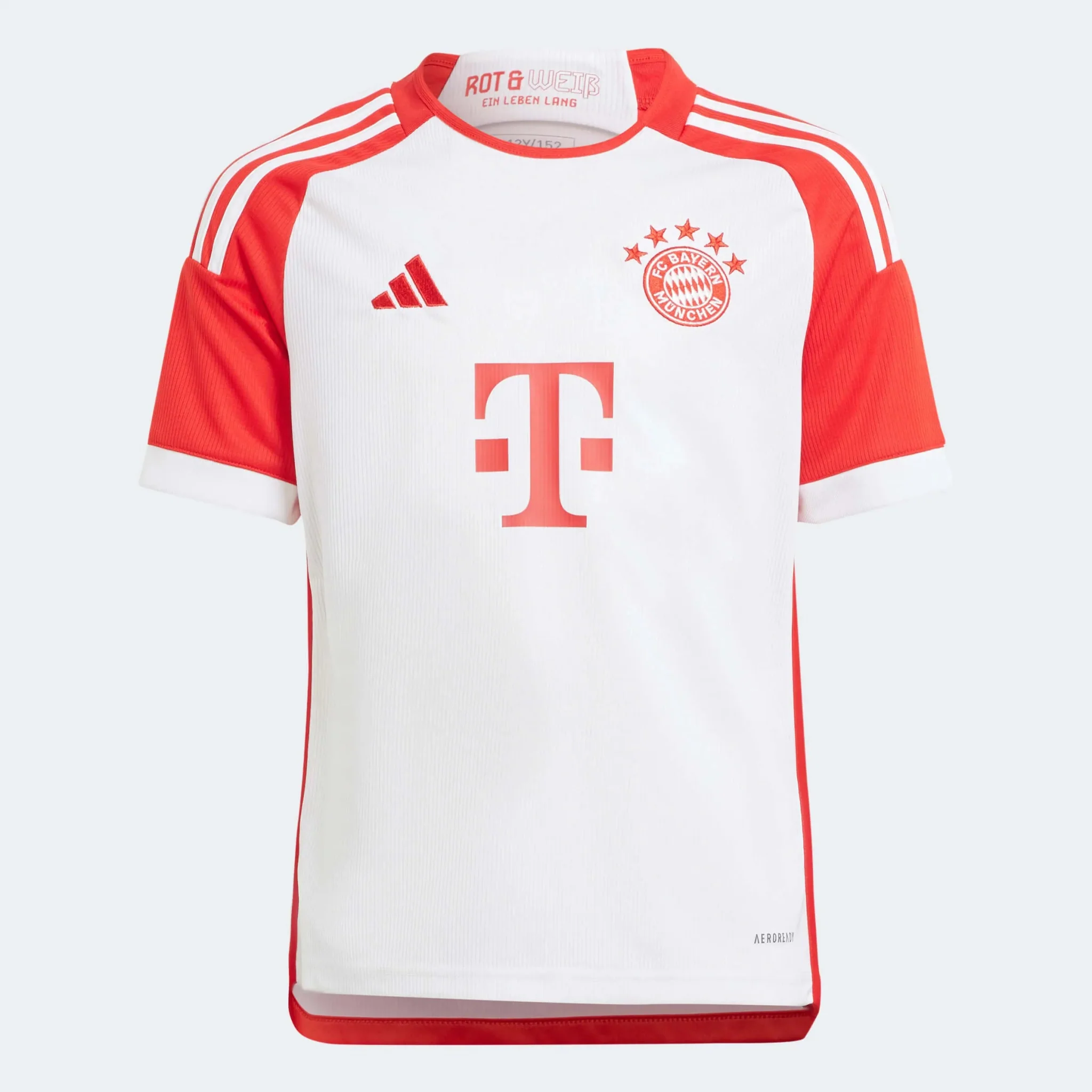 adidas 2023-24 Bayern Munich Youth Stadium Home Jersey