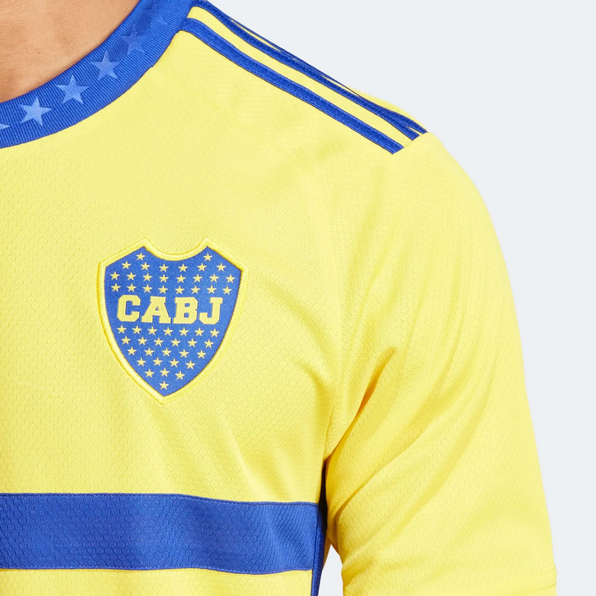 adidas 2023-24 Boca Juniors Men's Stadium Away Jersey - Image 7