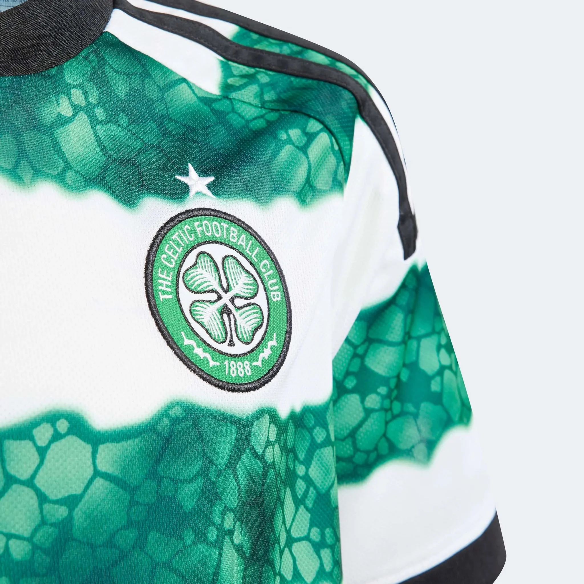 adidas 2023-24 Celtic Youth Stadium Home Jersey - Image 3