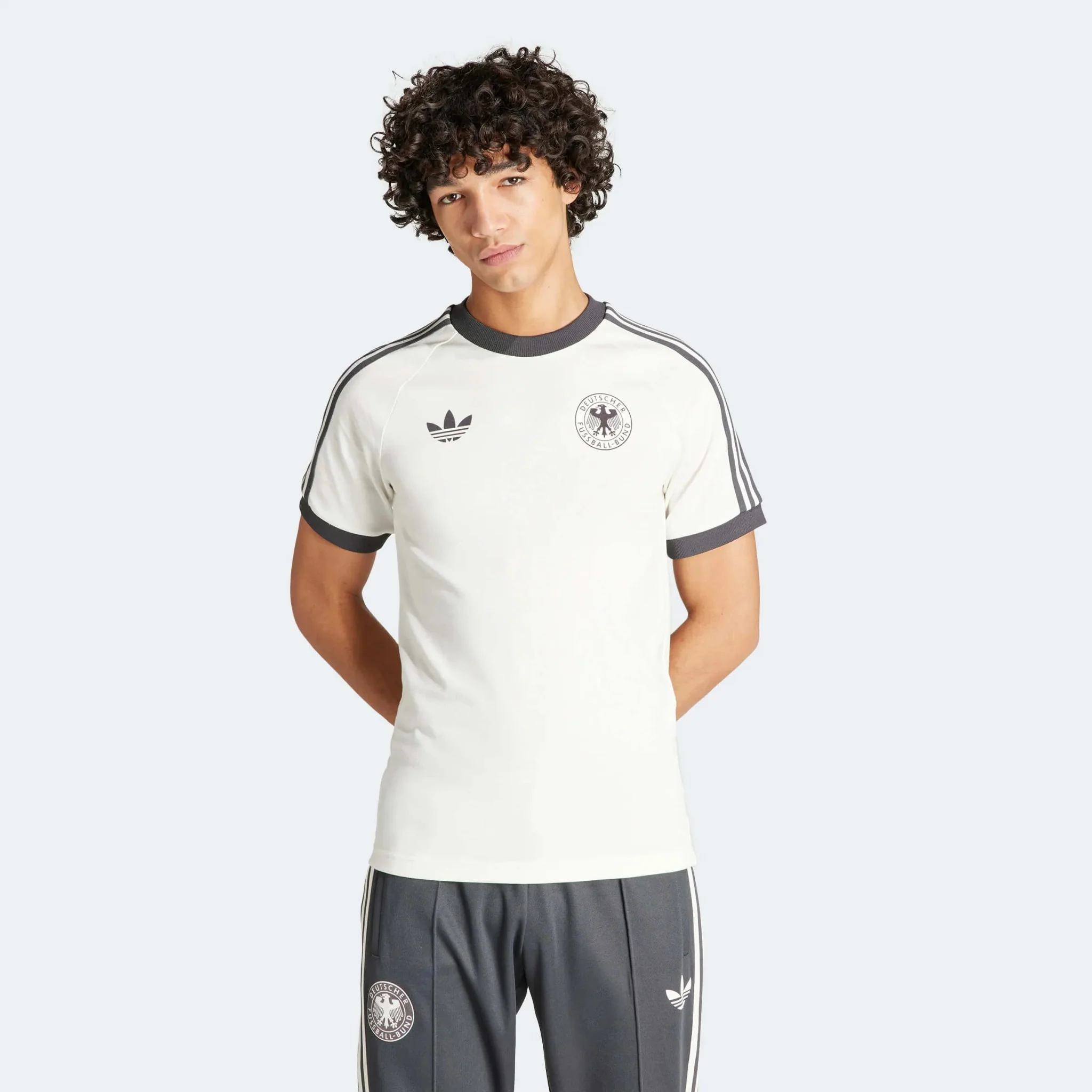adidas 2023-24 Germany Men's OG 3 Stripe Tee