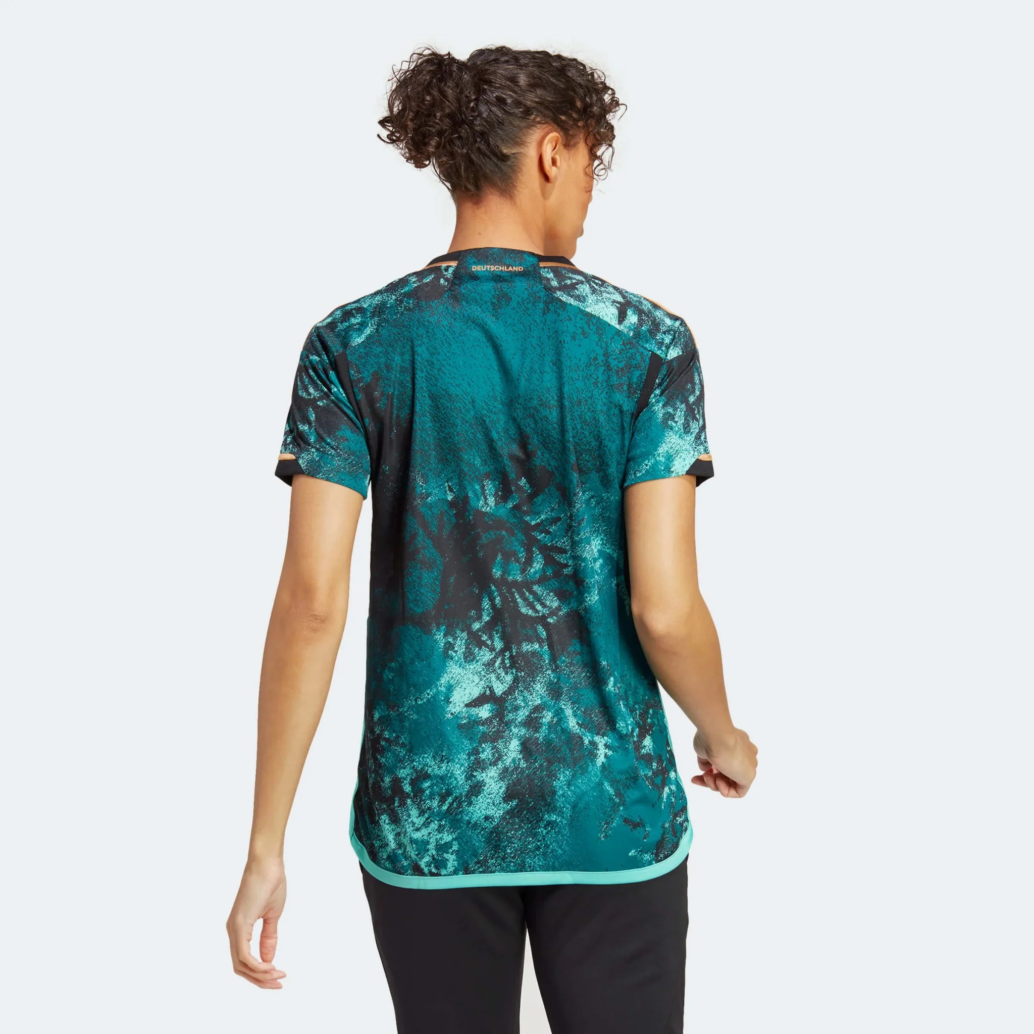 adidas 2023-24 Germany Womens Away Jersey - Legacy Teal - Image 5