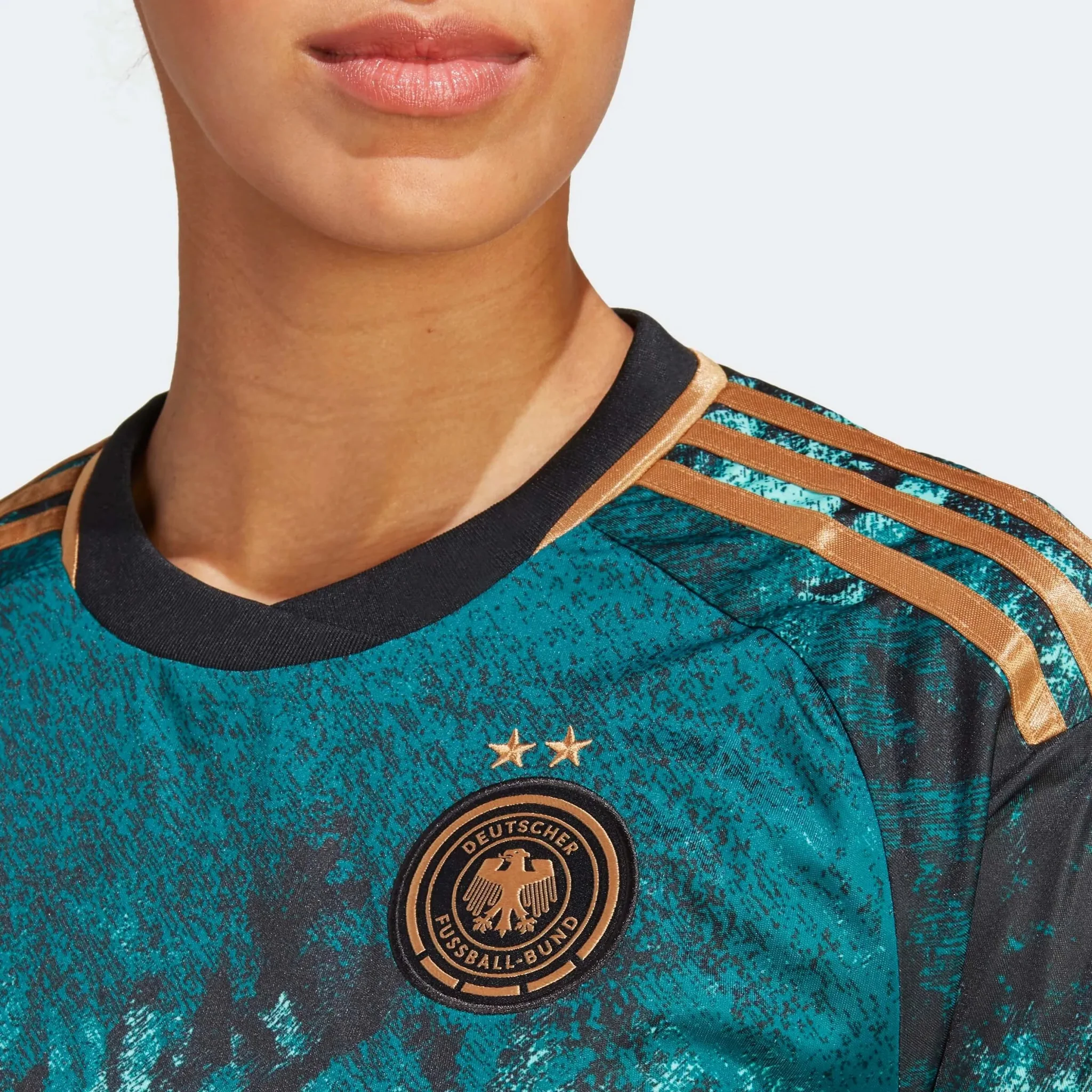 adidas 2023-24 Germany Womens Away Jersey - Legacy Teal - Image 6