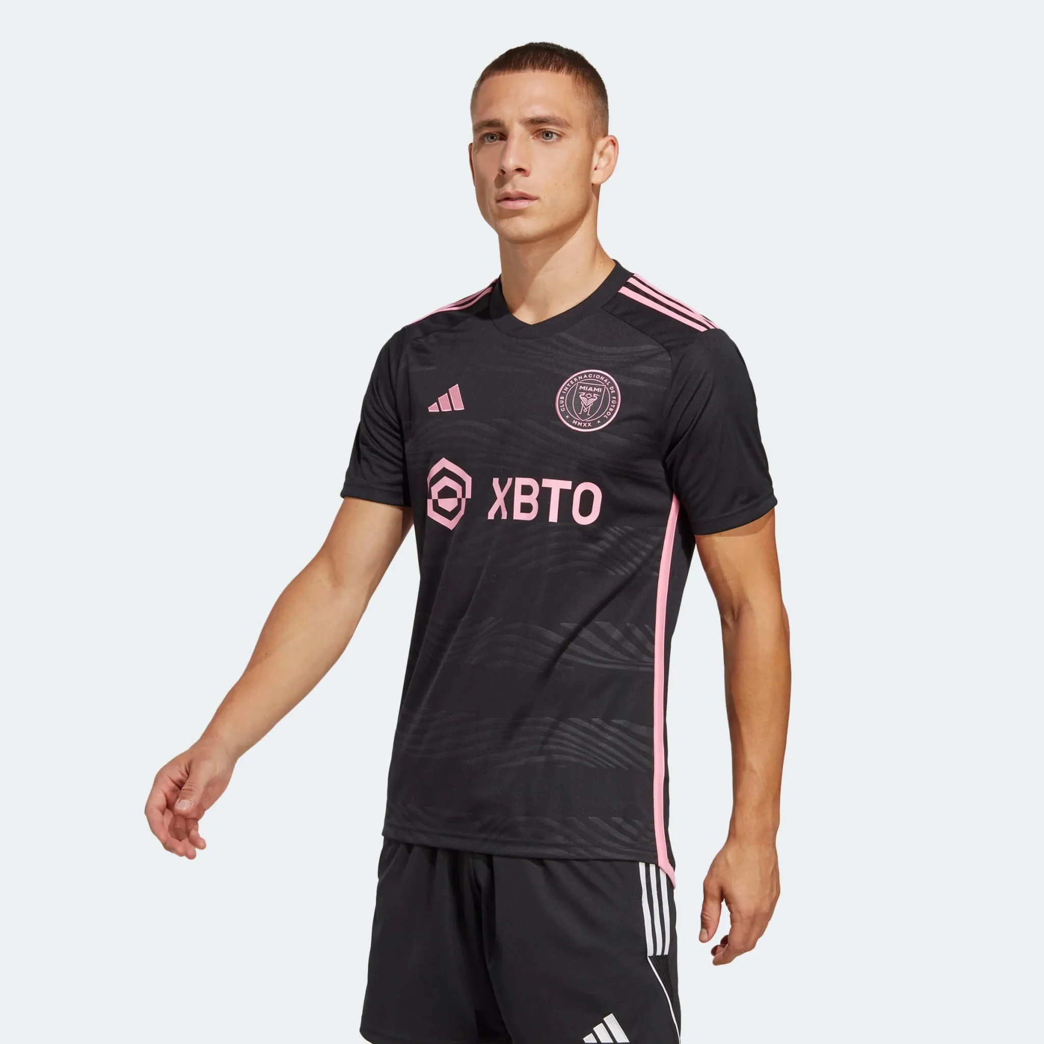 adidas 2023-24 Inter Miami CF Away Jersey - Black-Pink