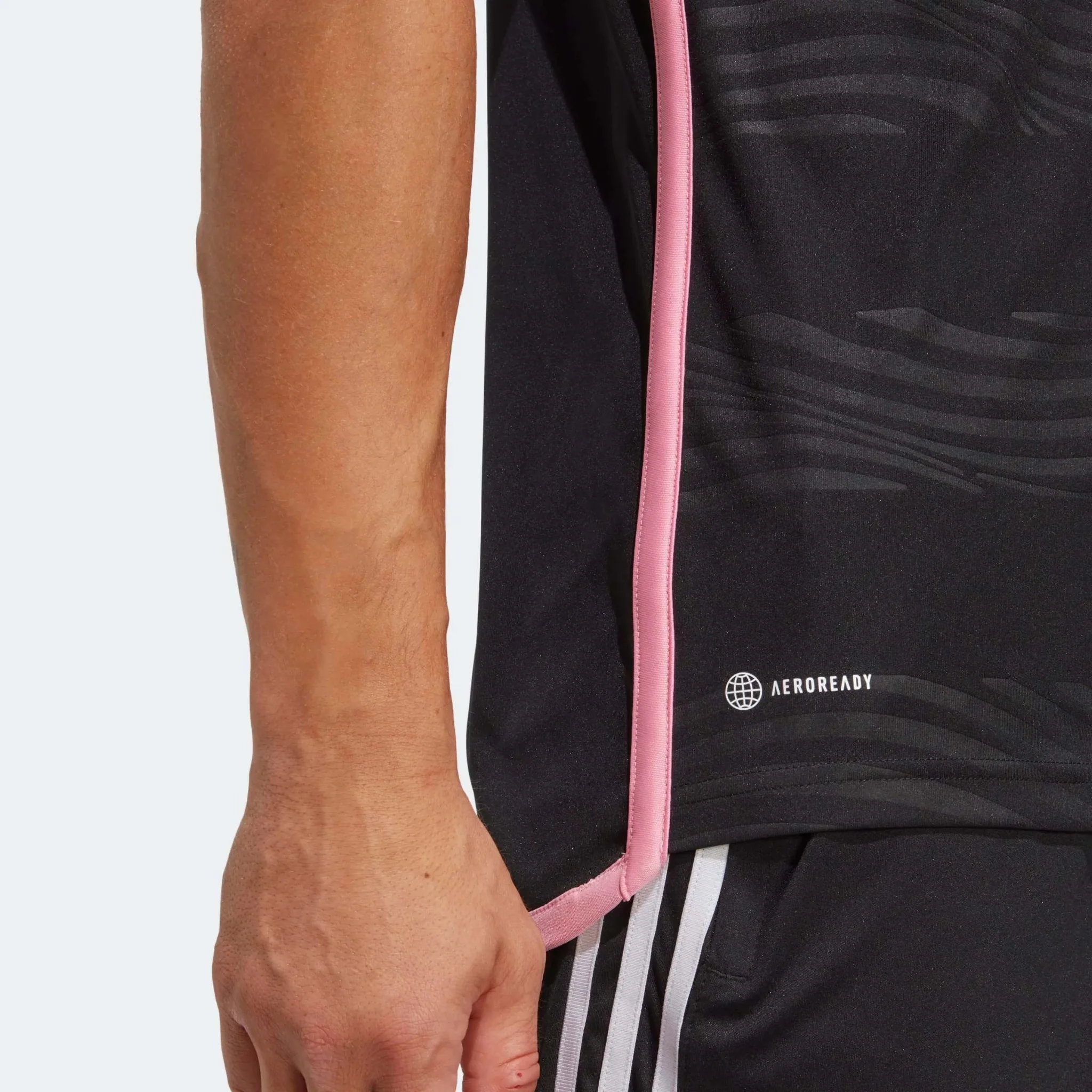 adidas 2023-24 Inter Miami CF Away Jersey - Black-Pink - Image 5