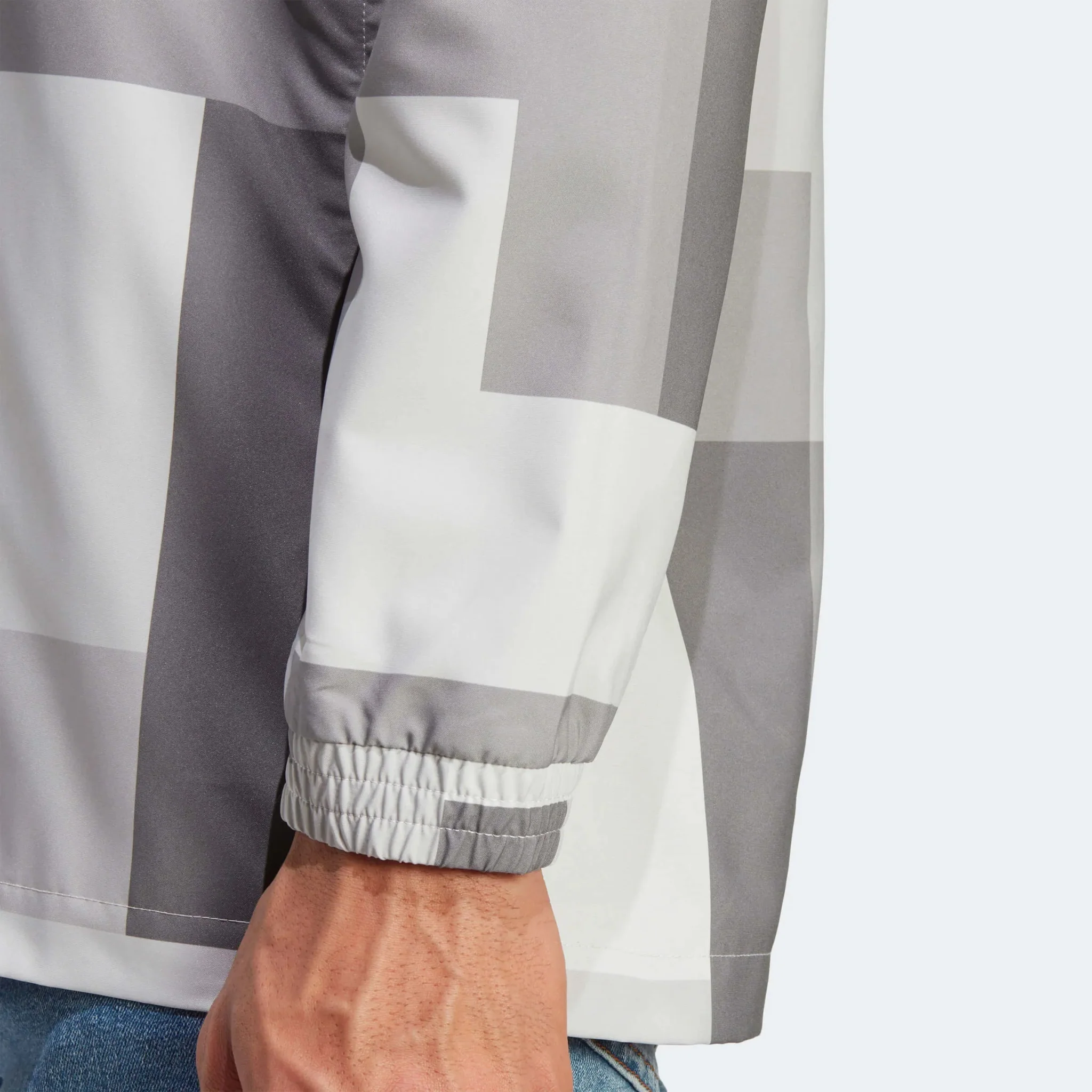adidas 2023-24 Juventus Graphic Windbreaker - Grey One - Image 6