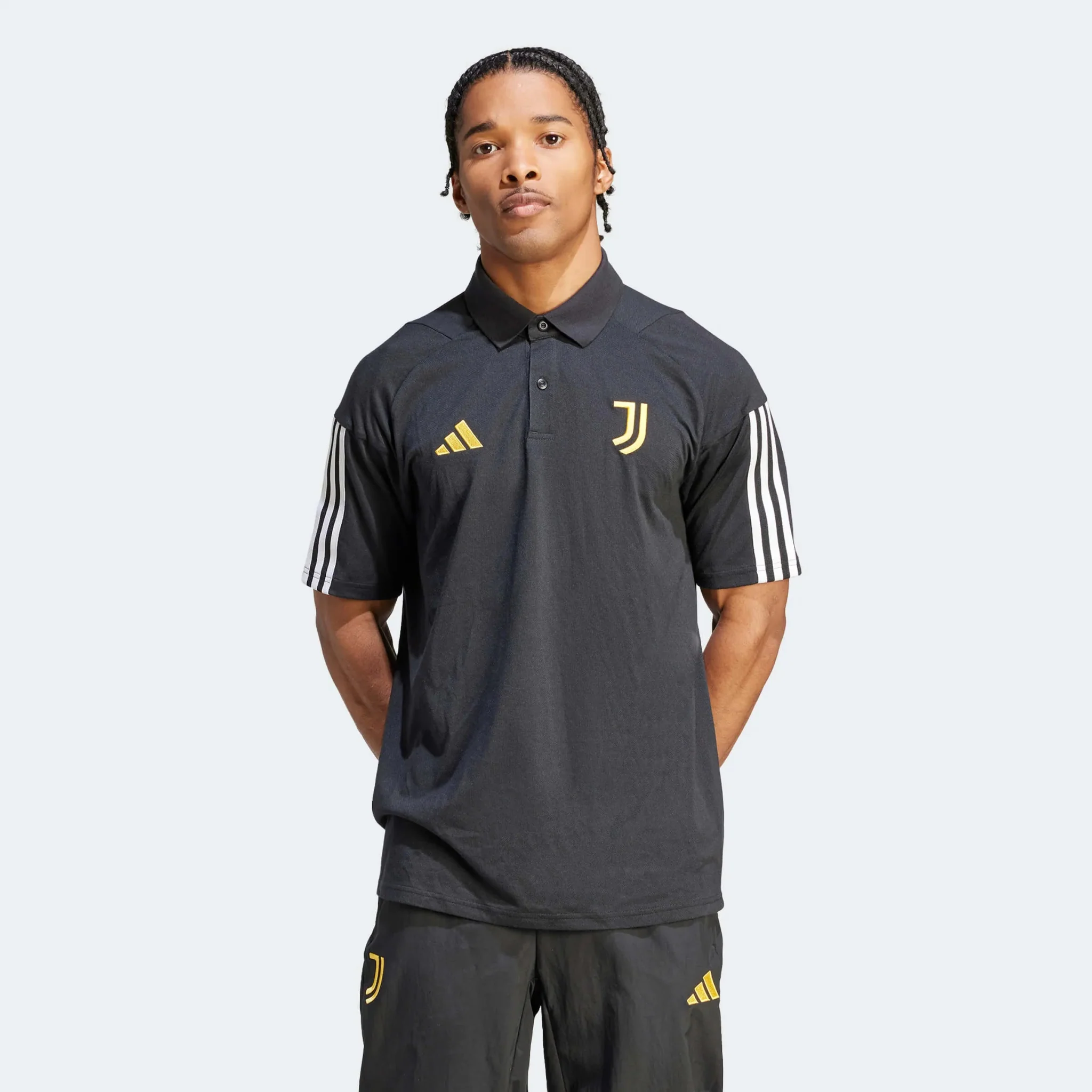adidas 2023-24 Juventus Men's CO Polo Shirt - Image 2