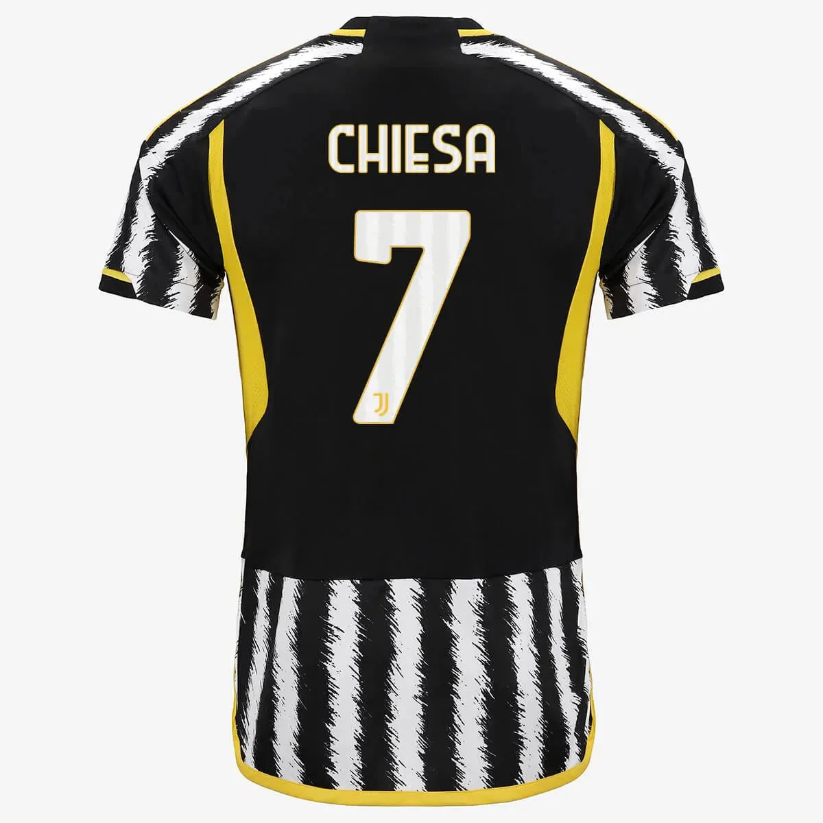 adidas 2023-24 Juventus Men's Stadium Home Jersey - Image 3