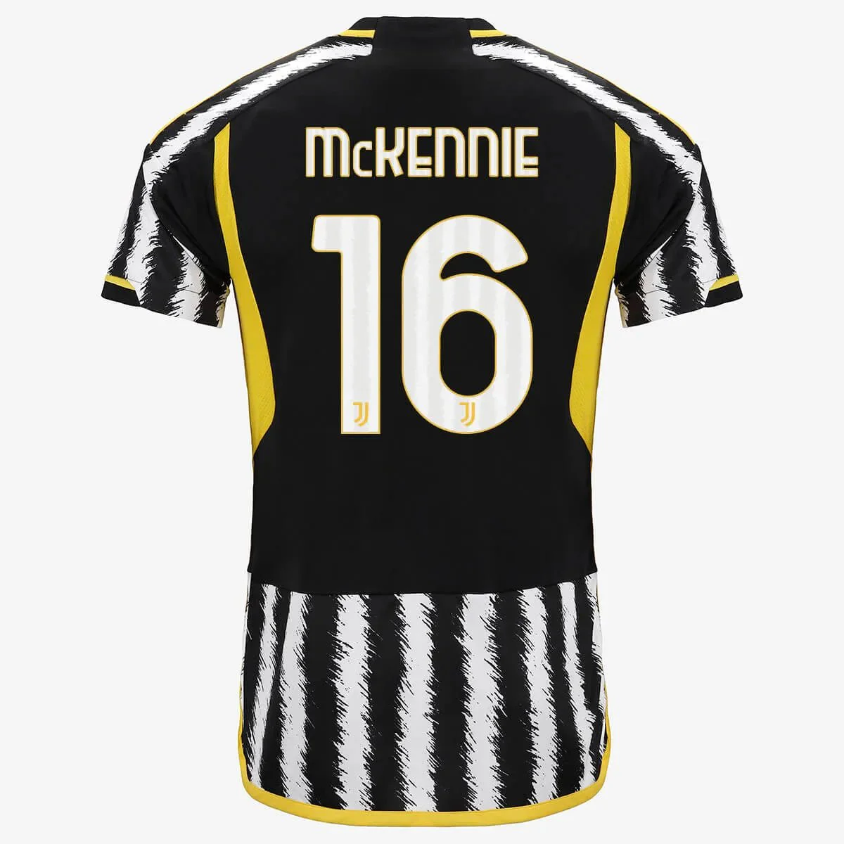 adidas 2023-24 Juventus Men's Stadium Home Jersey - Image 4