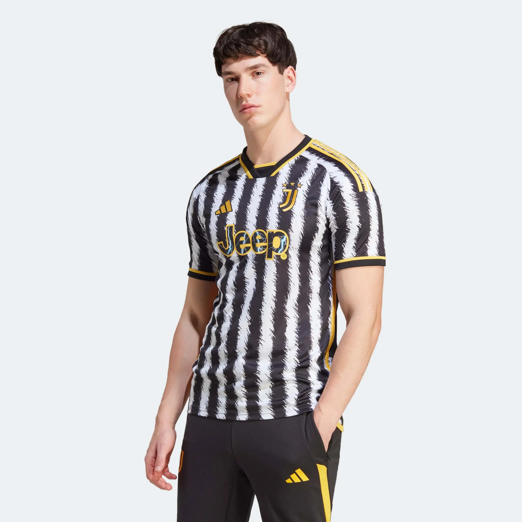 adidas 2023-24 Juventus Men's Stadium Home Jersey - Image 9