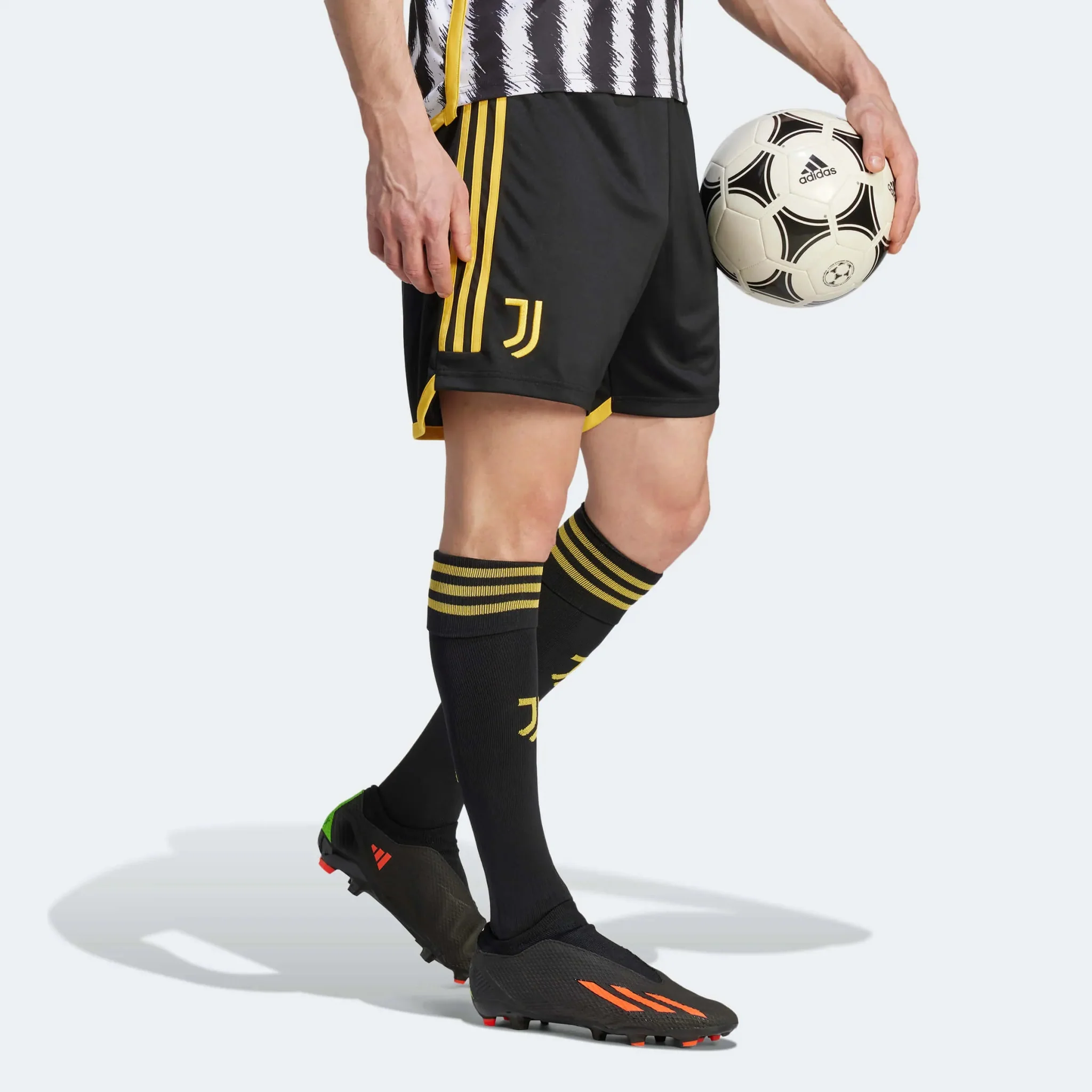 adidas 2023-24 Juventus Men's Stadium Home Shorts - Image 3