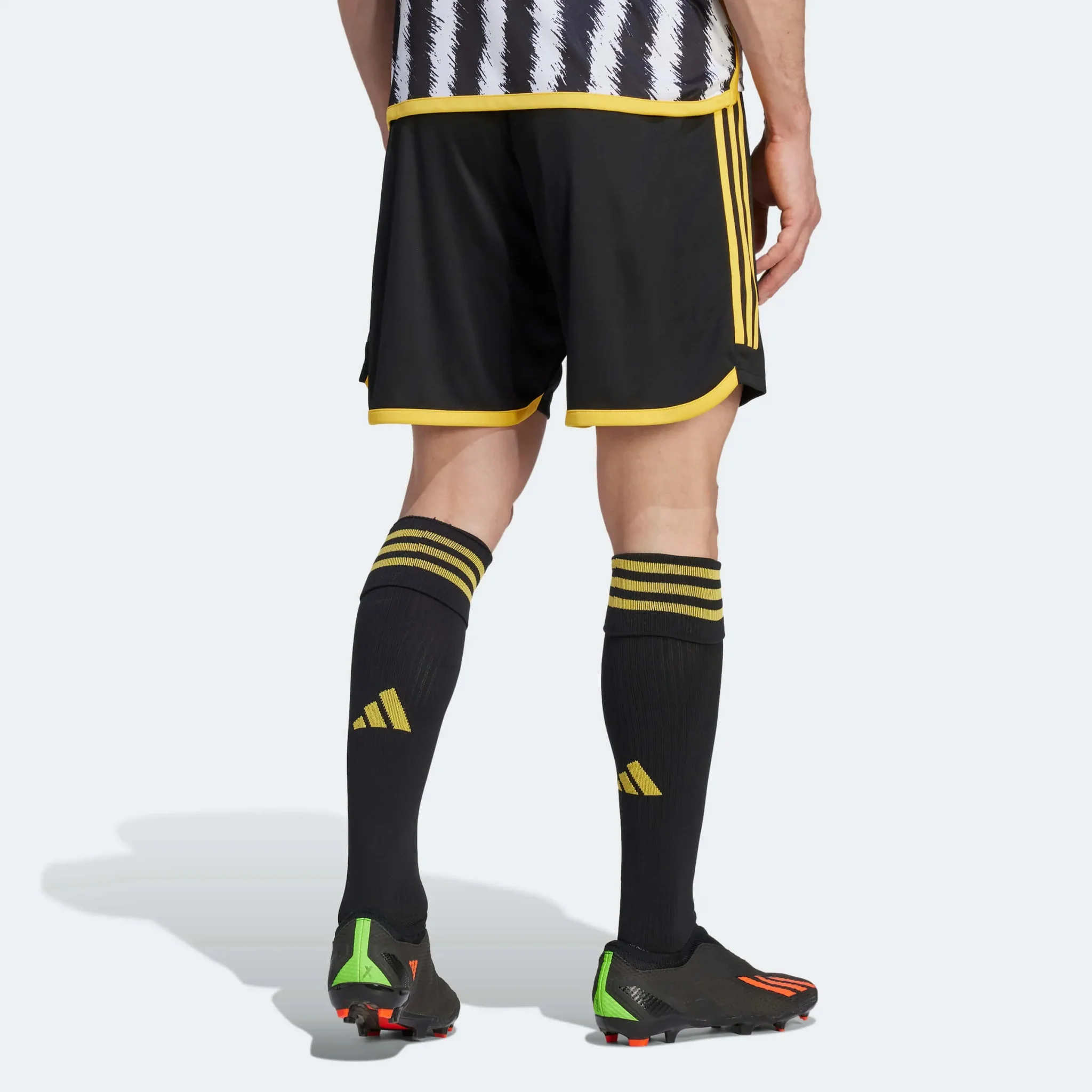 adidas 2023-24 Juventus Men's Stadium Home Shorts - Image 4