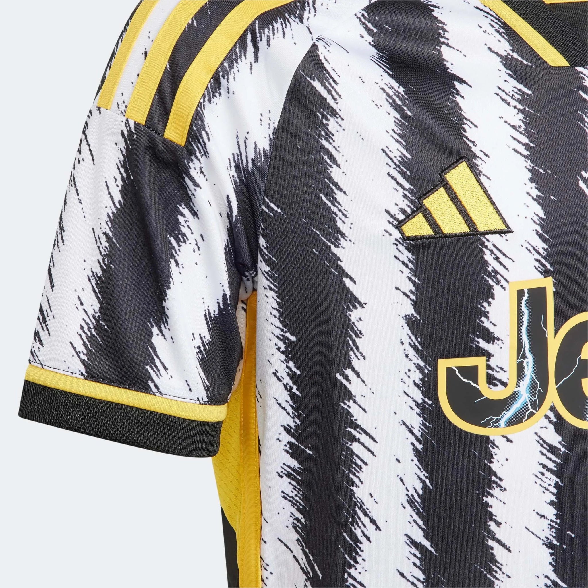 adidas 2023-24 Juventus Youth Home Jersey - Image 2