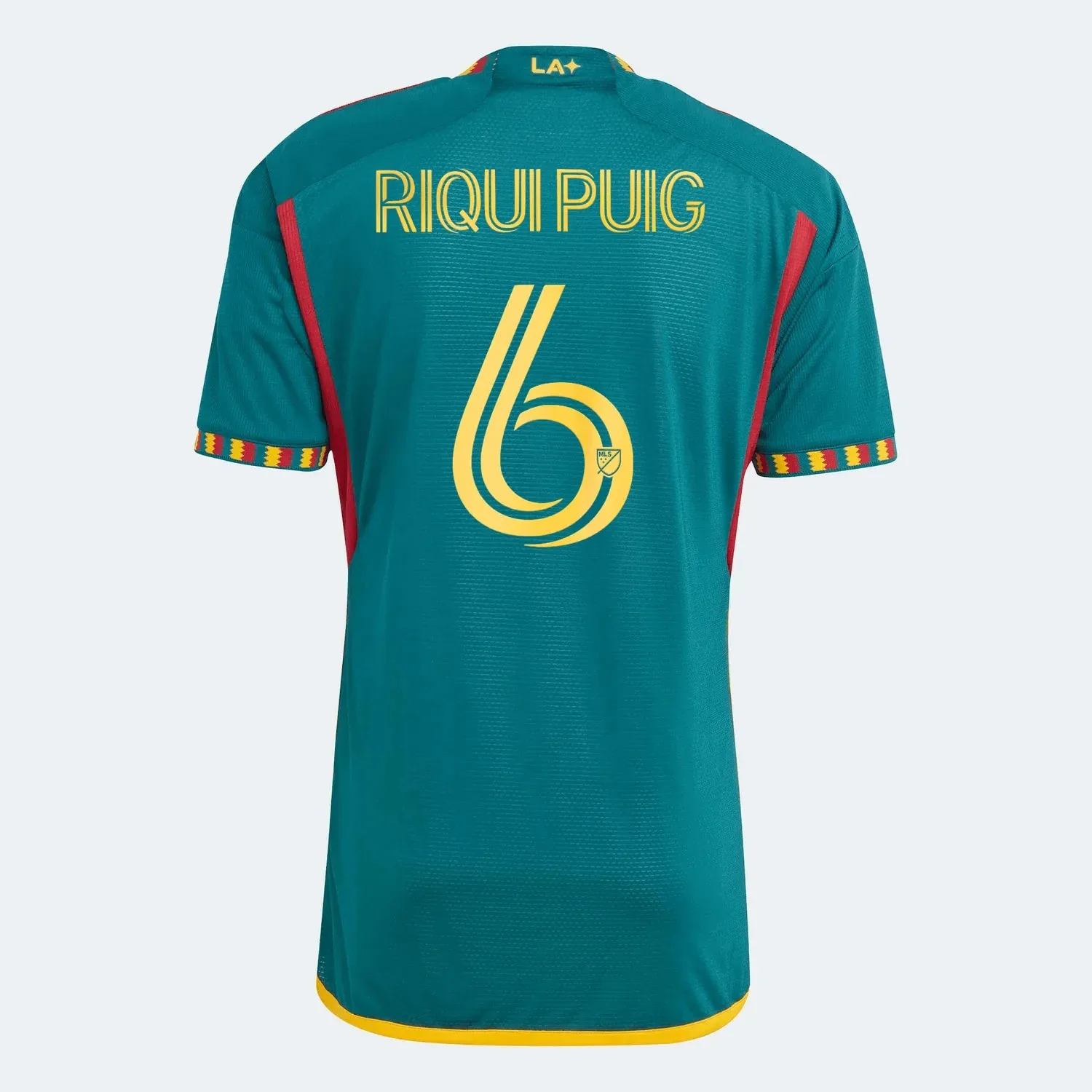 adidas 2023-25 LA Galaxy Authentic Away Jersey - Mystery Green-Team Gold - Image 11