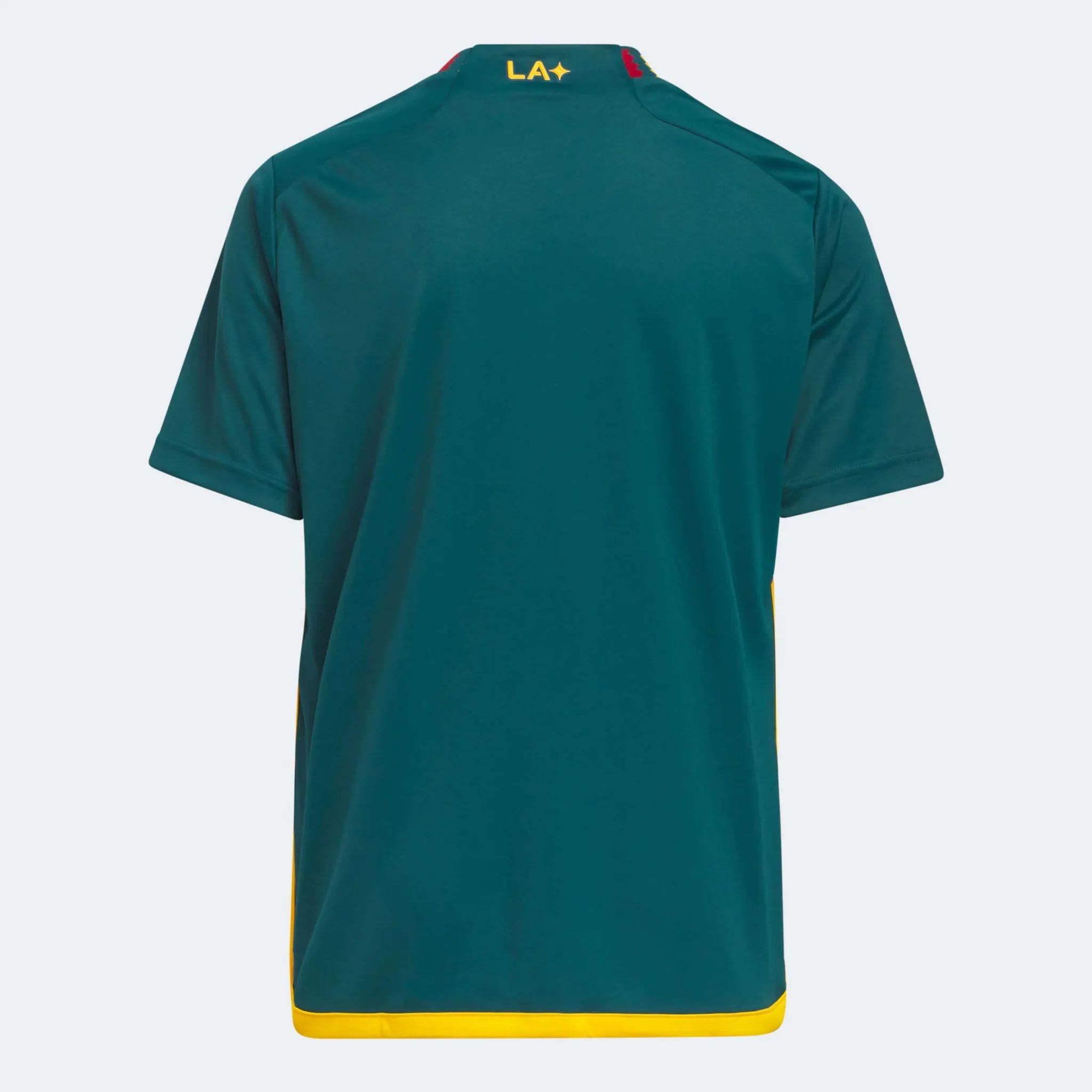 adidas 2023-25 LA Galaxy Youth Away Jersey - Mystery Green-Team Gold - Image 2