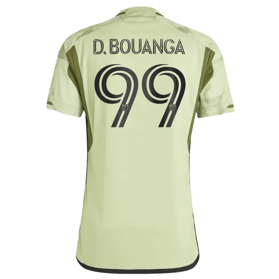 adidas 2023-24 LAFC Authentic Away Jersey - Magic Lime-Tent Green - Image 3