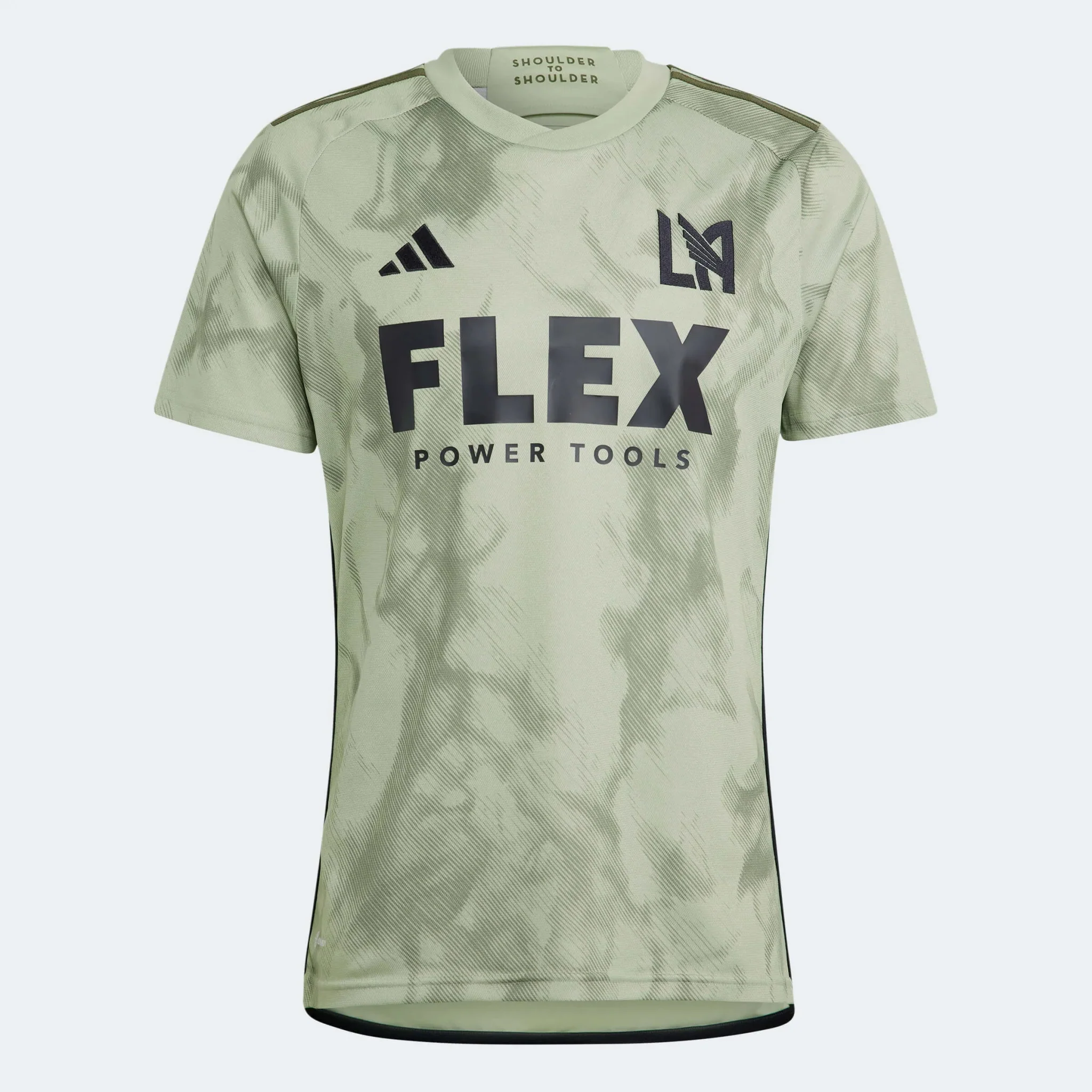 adidas 2023-24 LAFC Away Jersey - Magic Lime-Tent Green