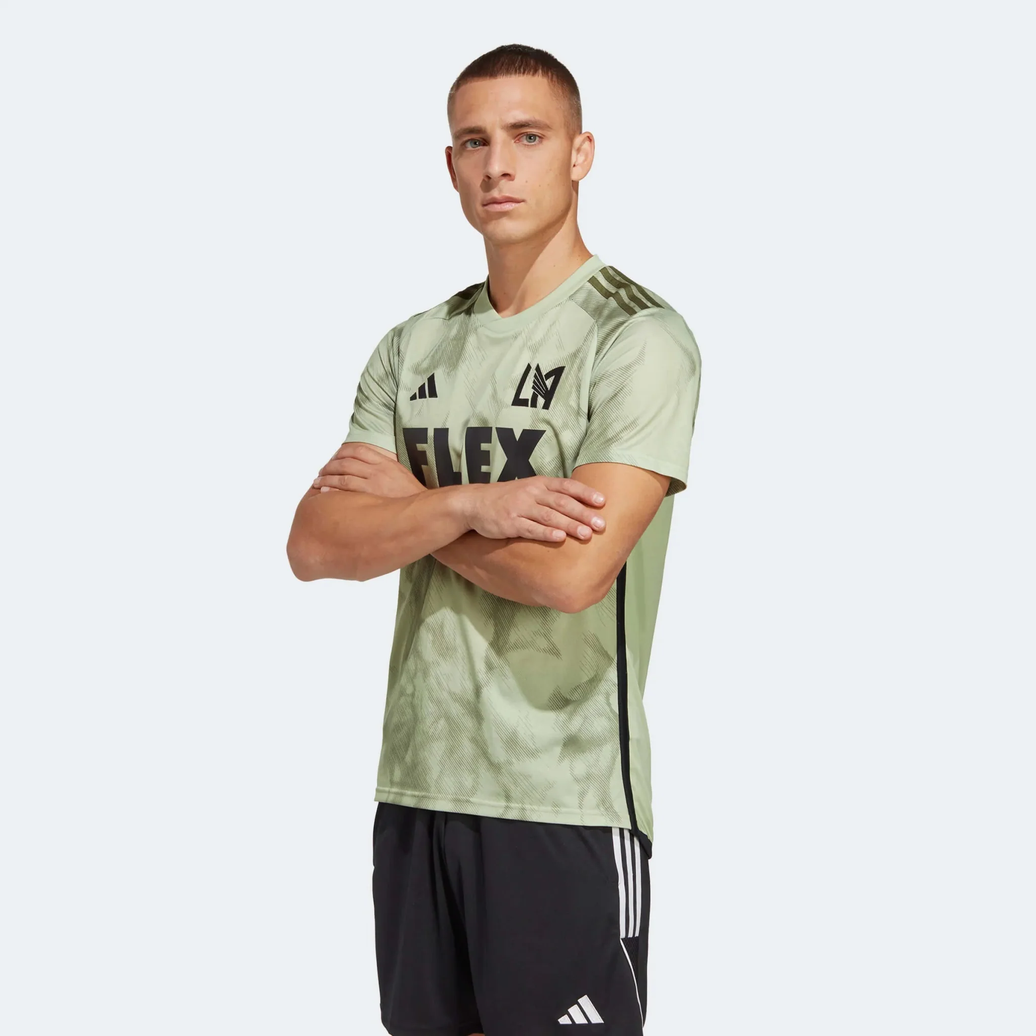 adidas 2023-24 LAFC Away Jersey - Magic Lime-Tent Green - Image 3