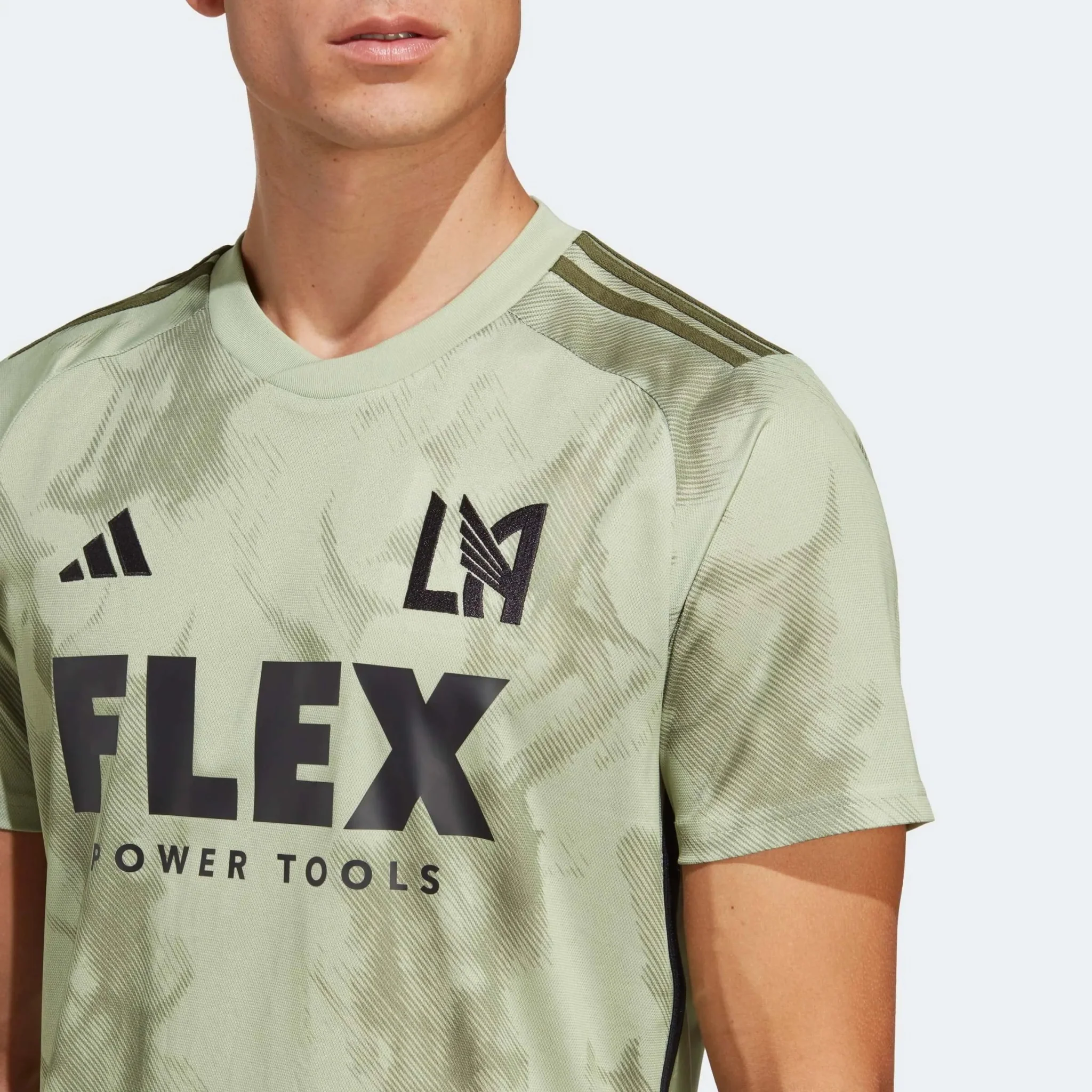 adidas 2023-24 LAFC Away Jersey - Magic Lime-Tent Green - Image 6