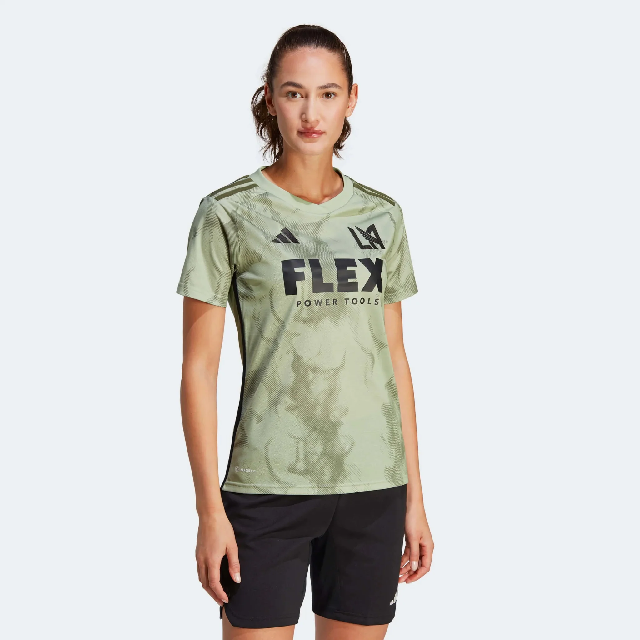 adidas 2023-24 LAFC Women's Away Jersey - Magic Lime-Tent Green - Image 3