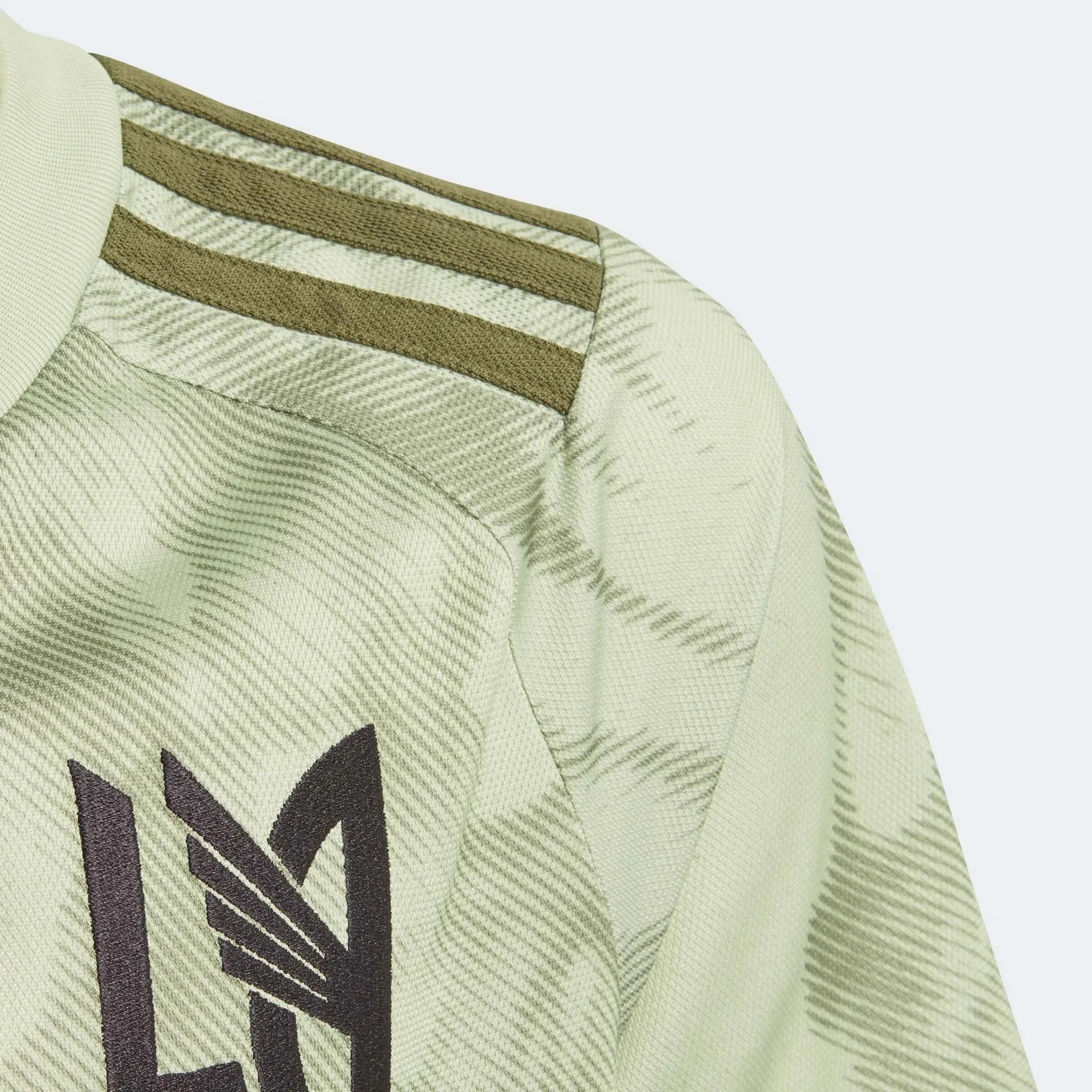 adidas 2023-24 LAFC Youth Away Jersey - Magic Lime-Tent Green - Image 3