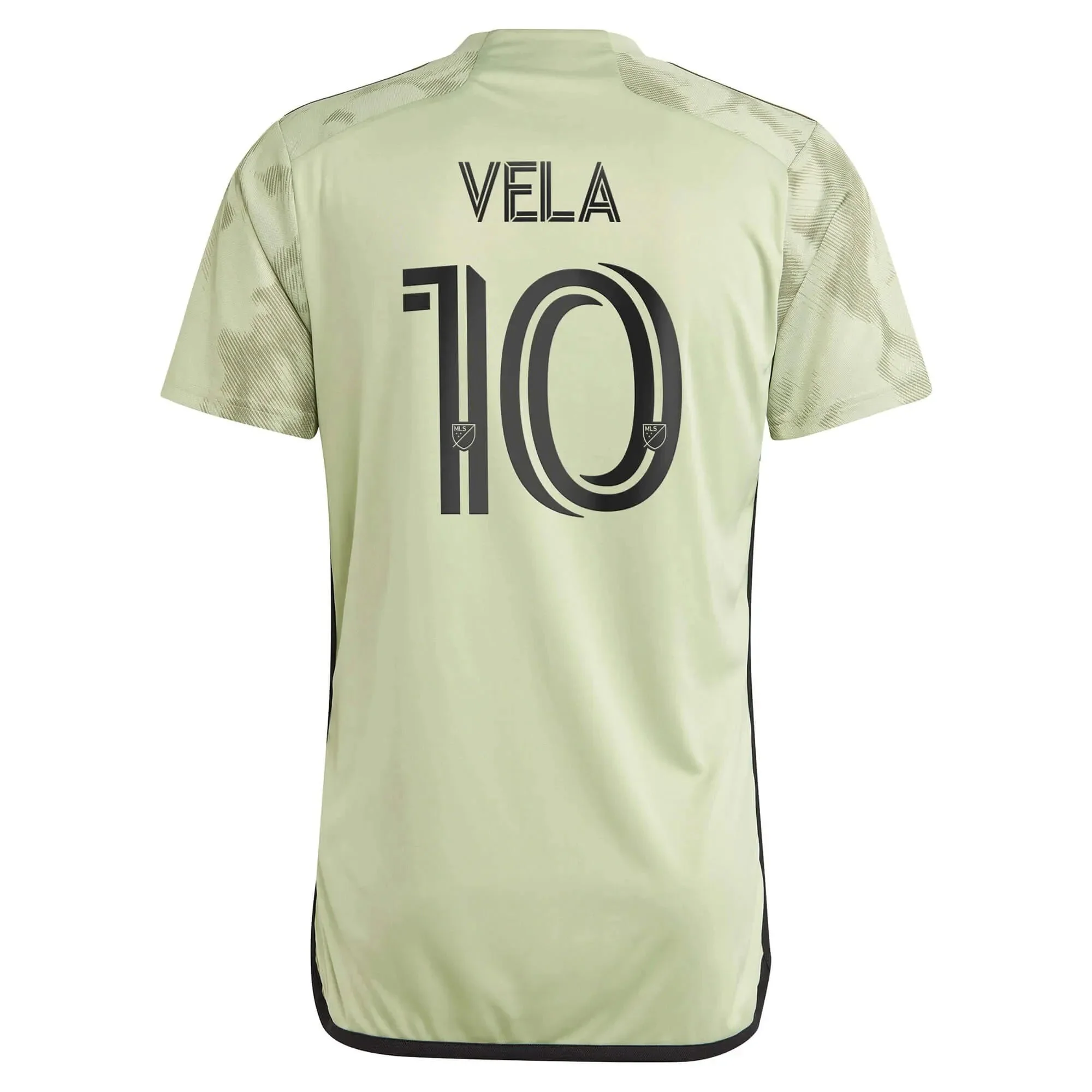 adidas 2023-24 LAFC Youth Away Jersey - Magic Lime-Tent Green - Image 7