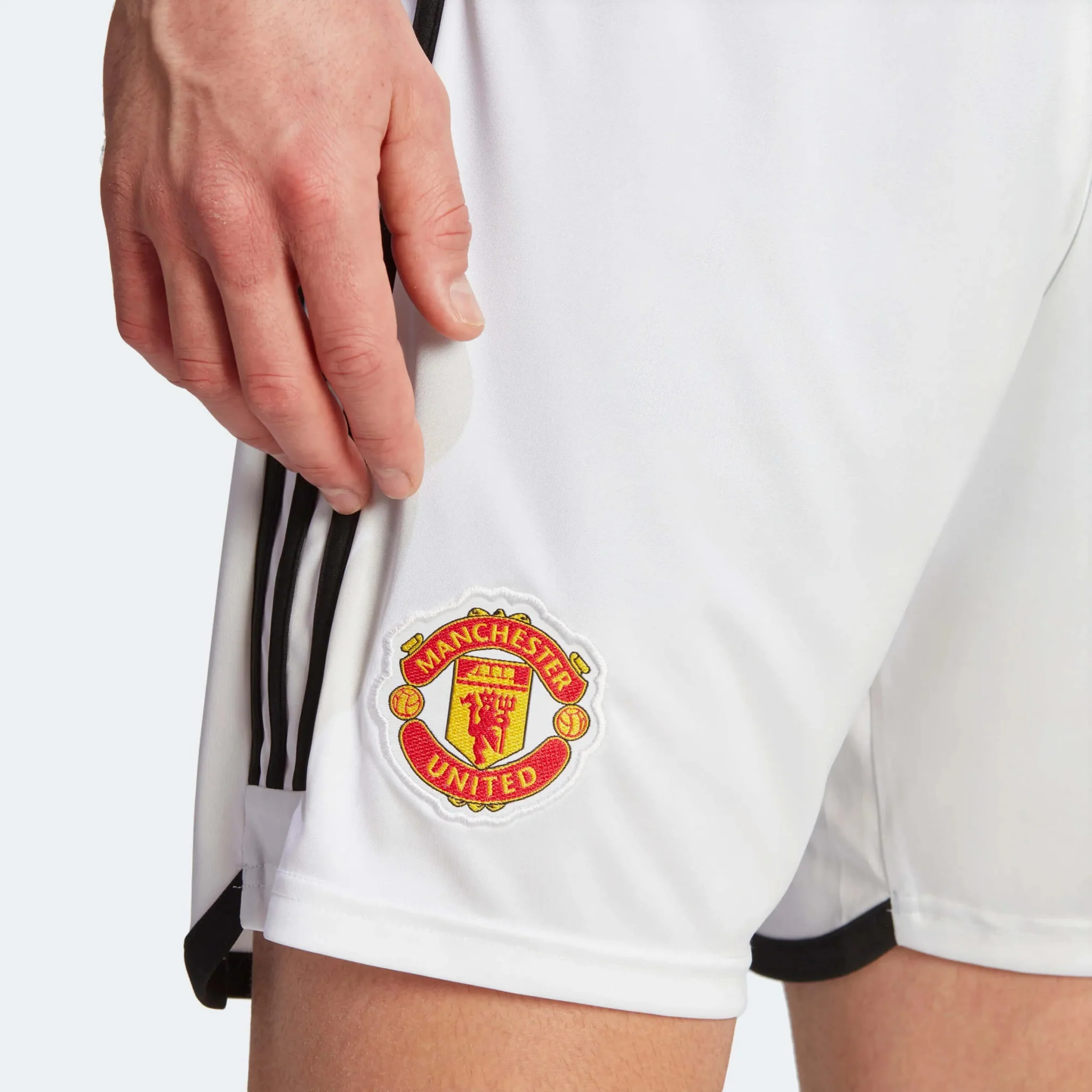 adidas 2023-24 Manchester United Men's Stadium Home Shorts - Image 6