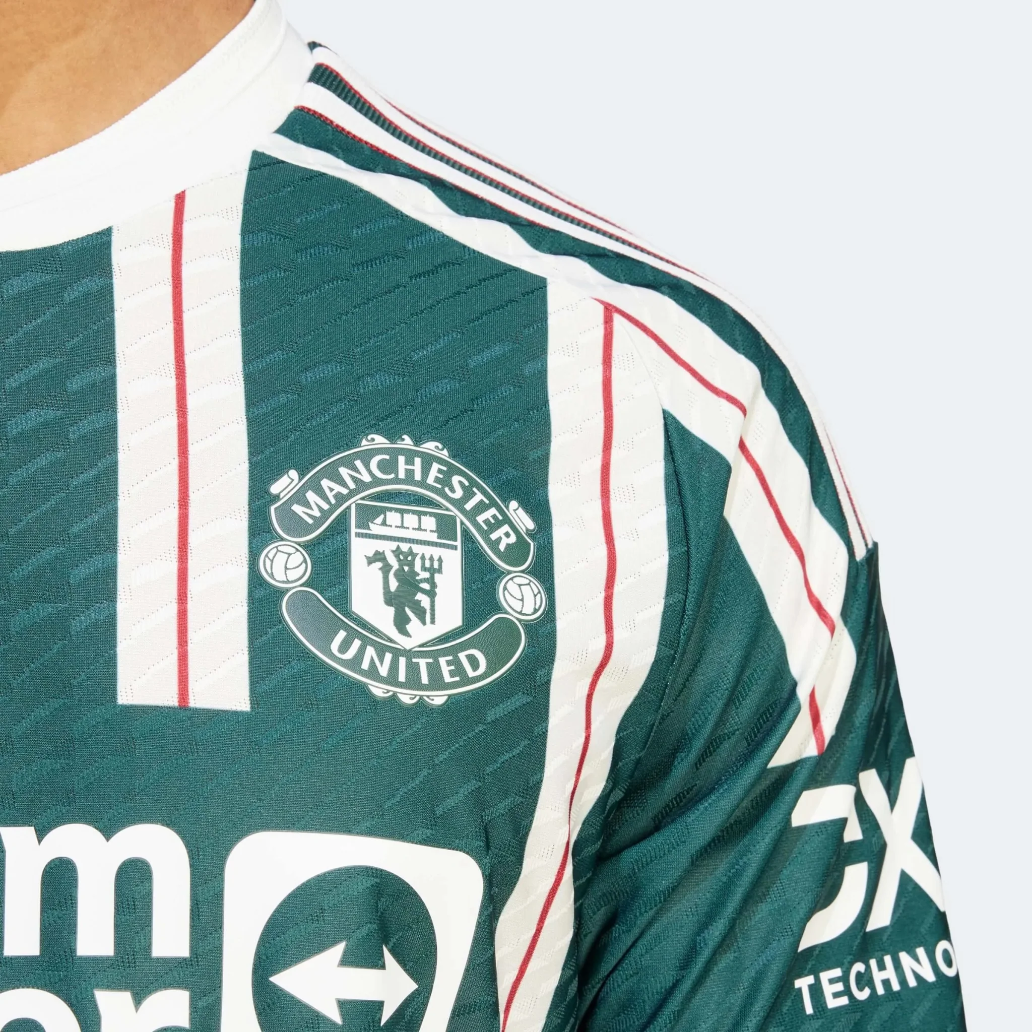 adidas 2023-24 Manchester United Men's Authentic Away Jersey - Image 10