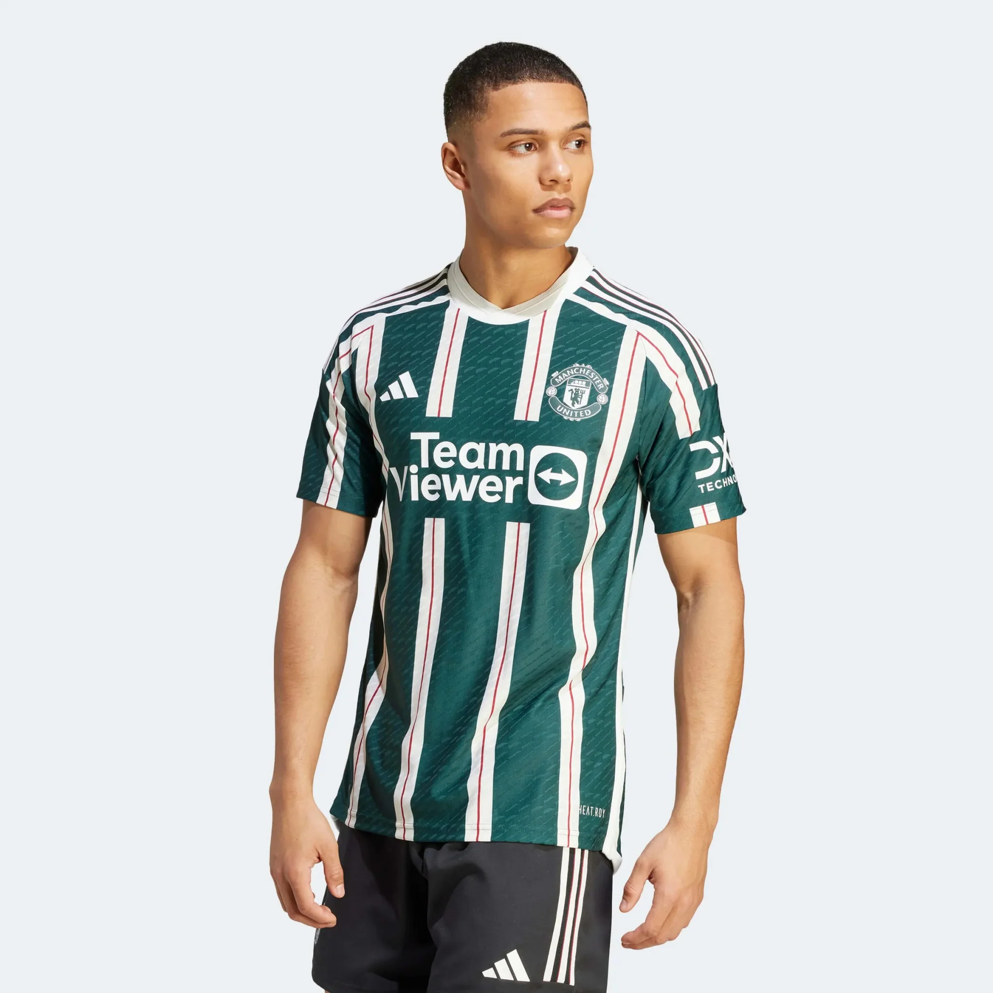 adidas 2023-24 Manchester United Men's Authentic Away Jersey - Image 6