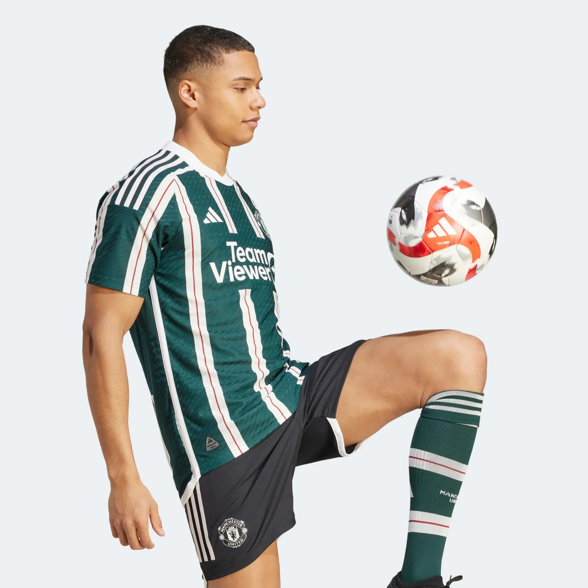 adidas 2023-24 Manchester United Men's Authentic Away Jersey - Image 7
