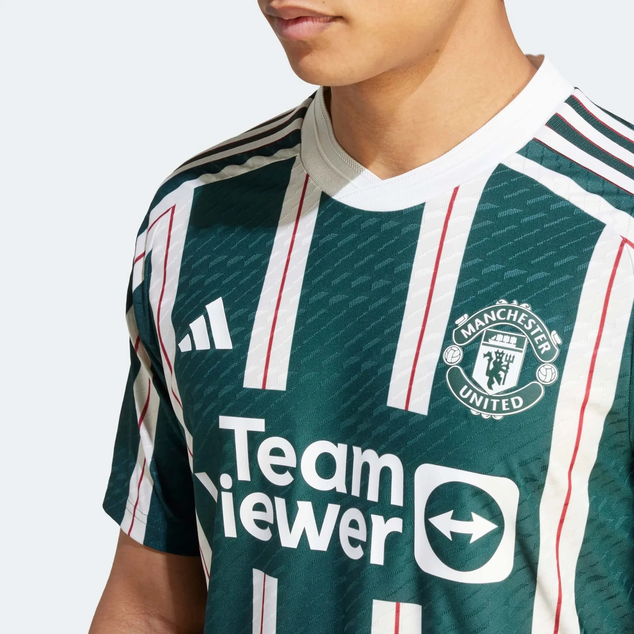 adidas 2023-24 Manchester United Men's Authentic Away Jersey - Image 9