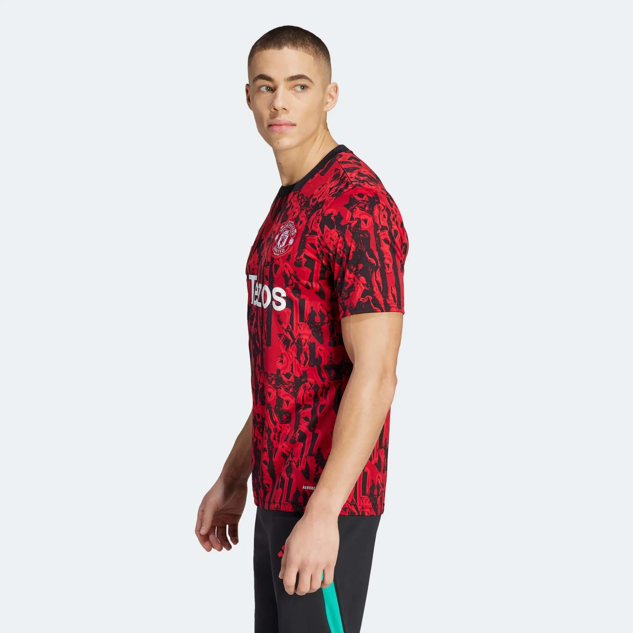 adidas 2023-24 Manchester United Men's Pre-Match Jersey - Image 4