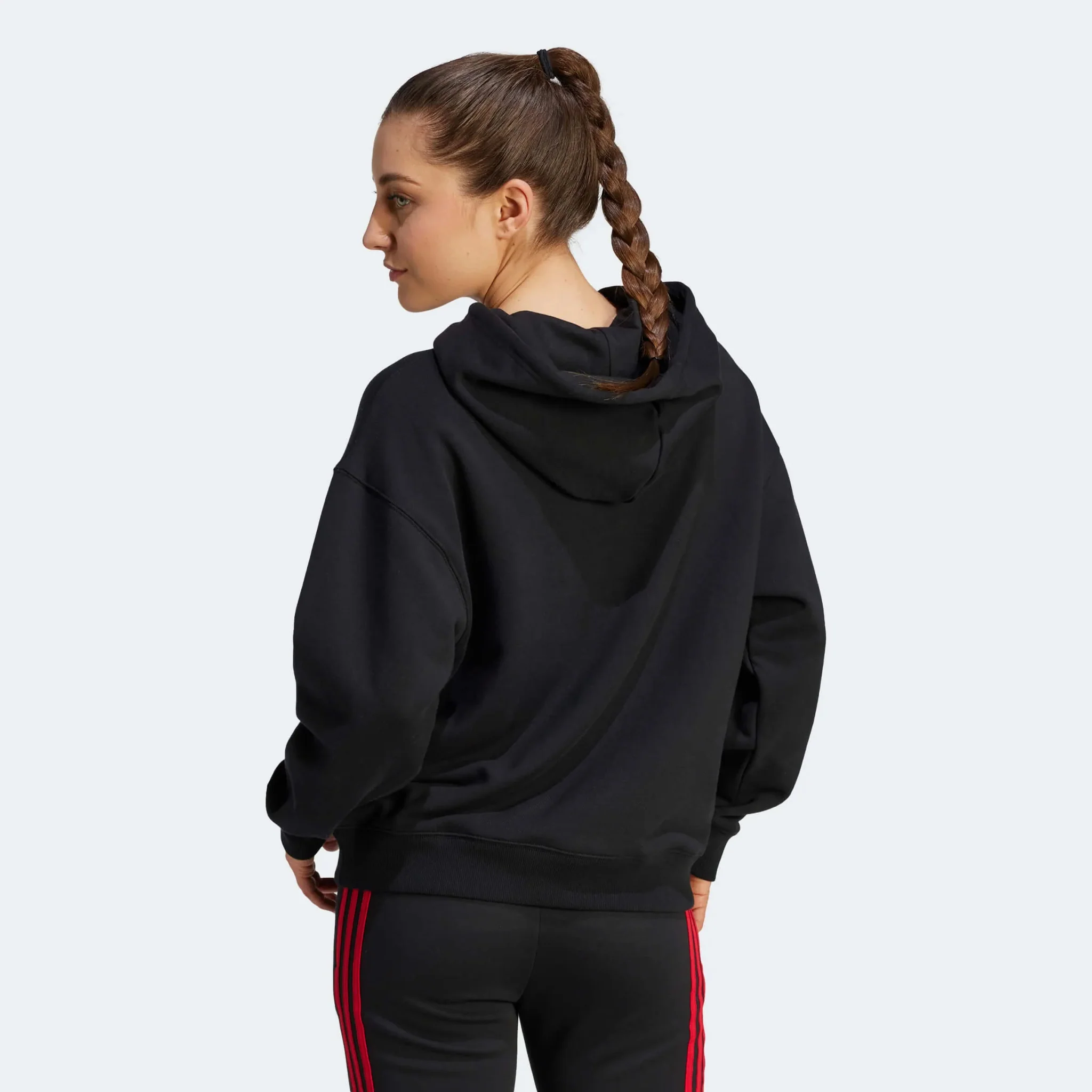 adidas 2023-24 Manchester United Women's Hoodie - Image 3