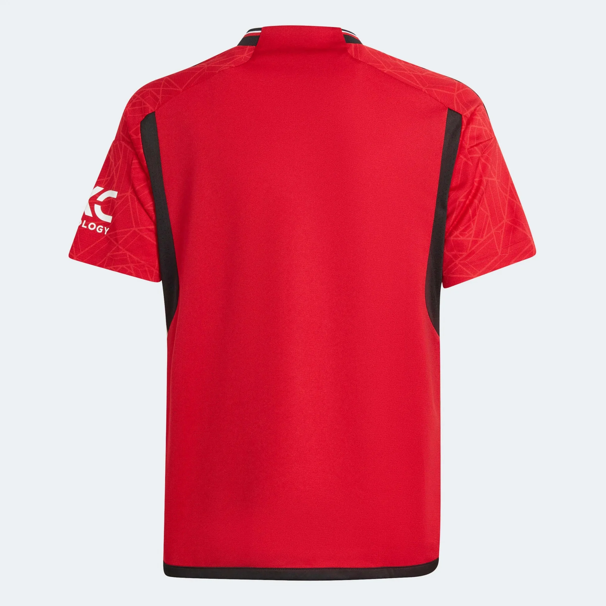adidas 2023-24 Manchester United Youth Home Jersey - Image 2