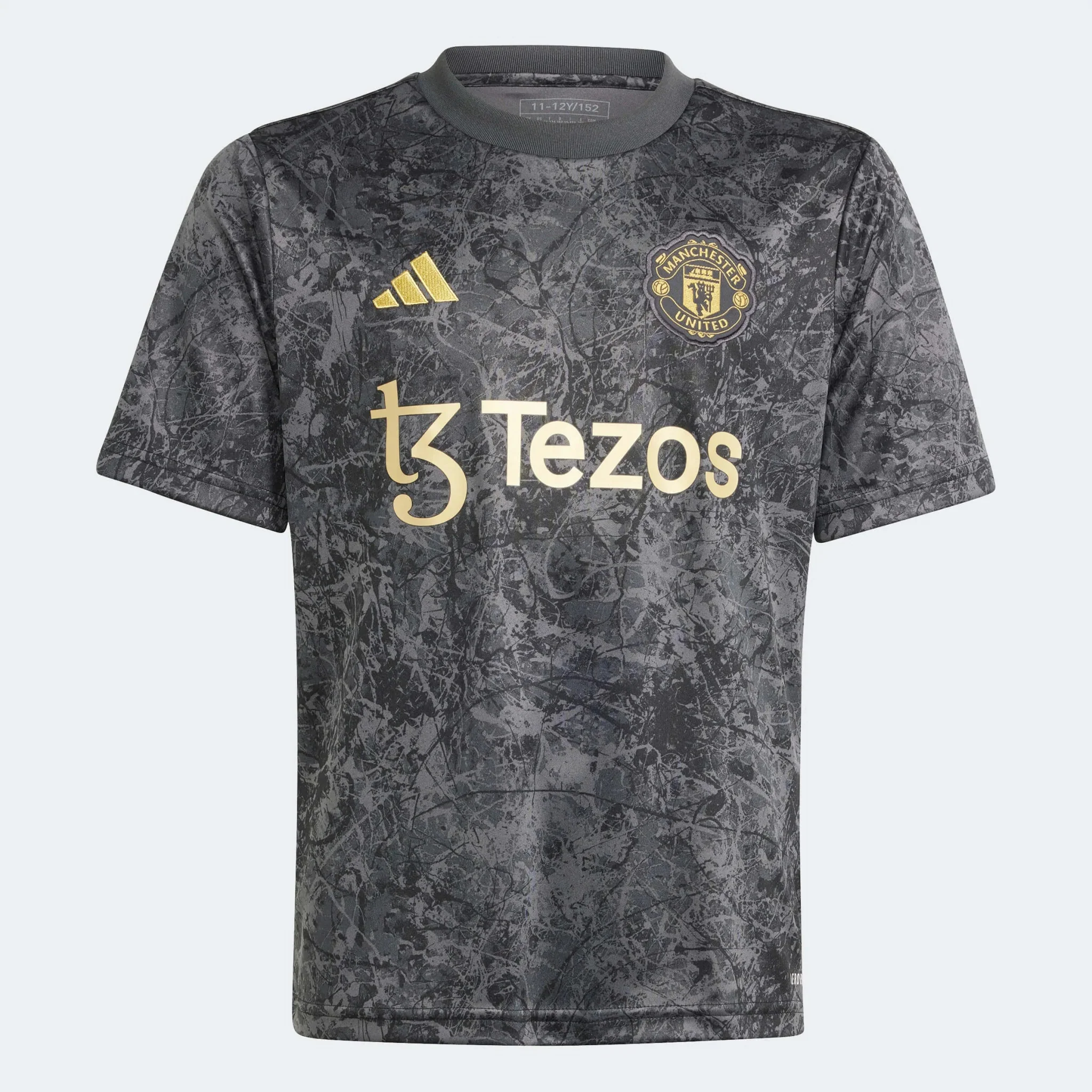 adidas 2023-24 Manchester United Youth SR Pre-Match Jersey