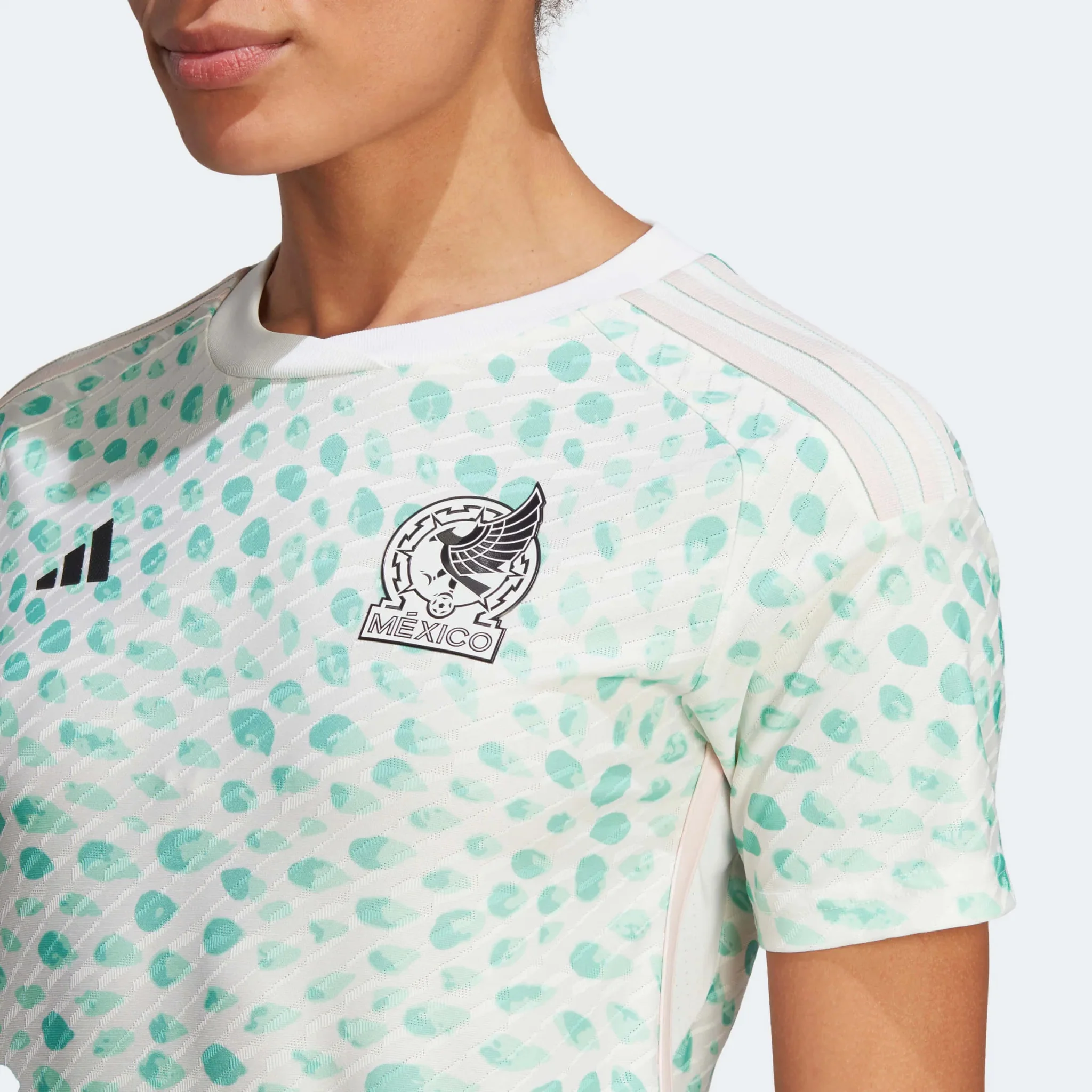 adidas 2023-24 Mexico Authentic Women's Away Jersey - Core White - Image 6