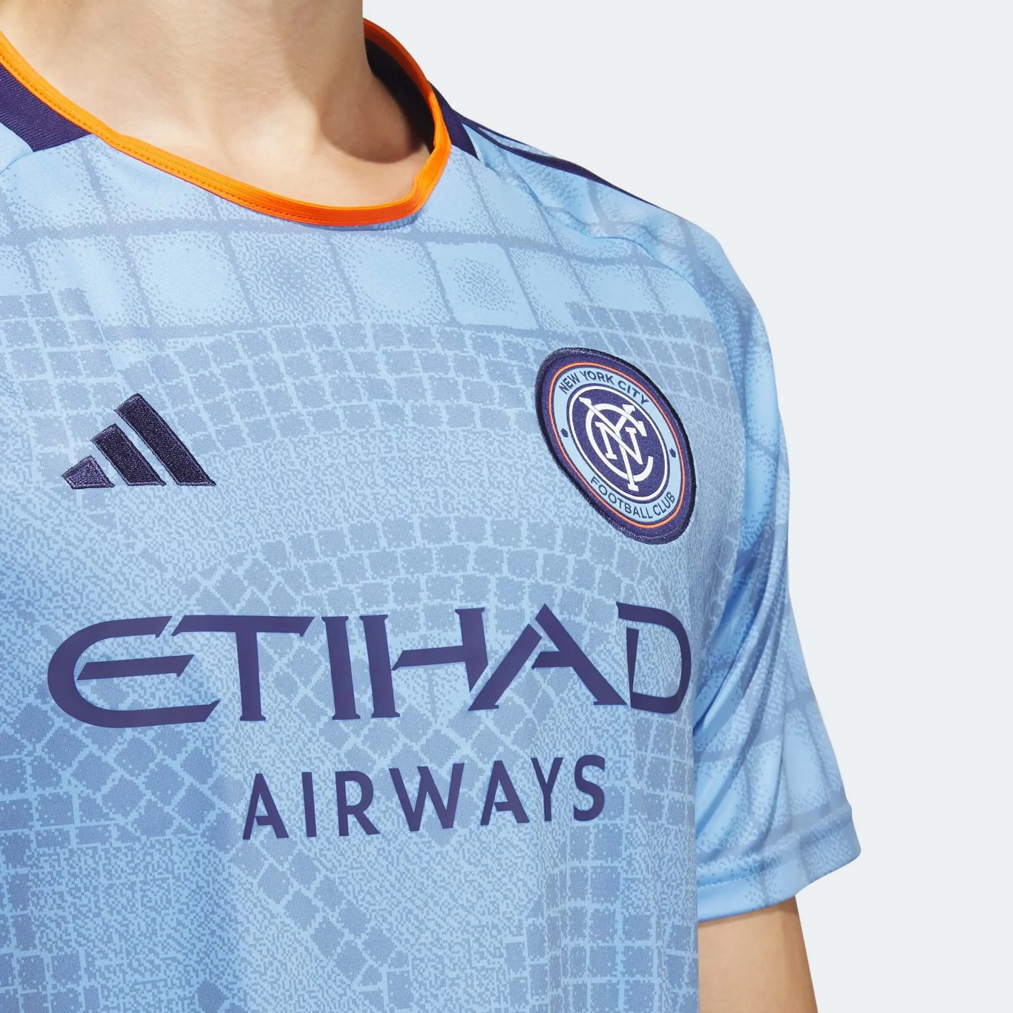 adidas 2023-24 New York City FC Men's Home Jersey - Image 6