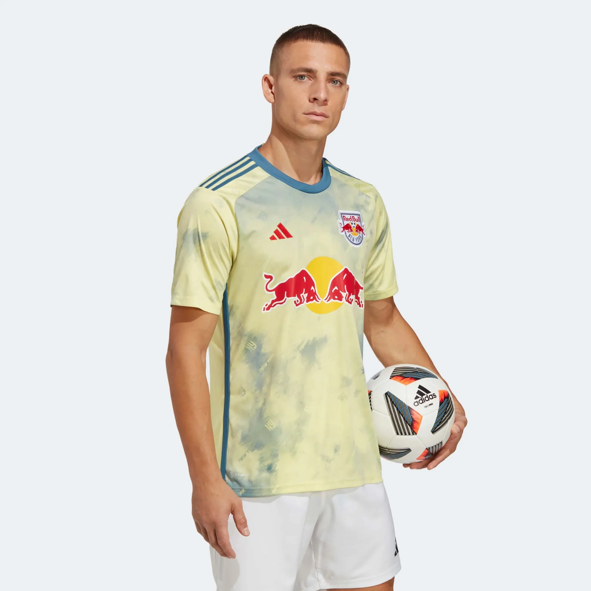 adidas 2023-24 New York Red Bulls Home Jersey - Pearl Citrine - Image 3