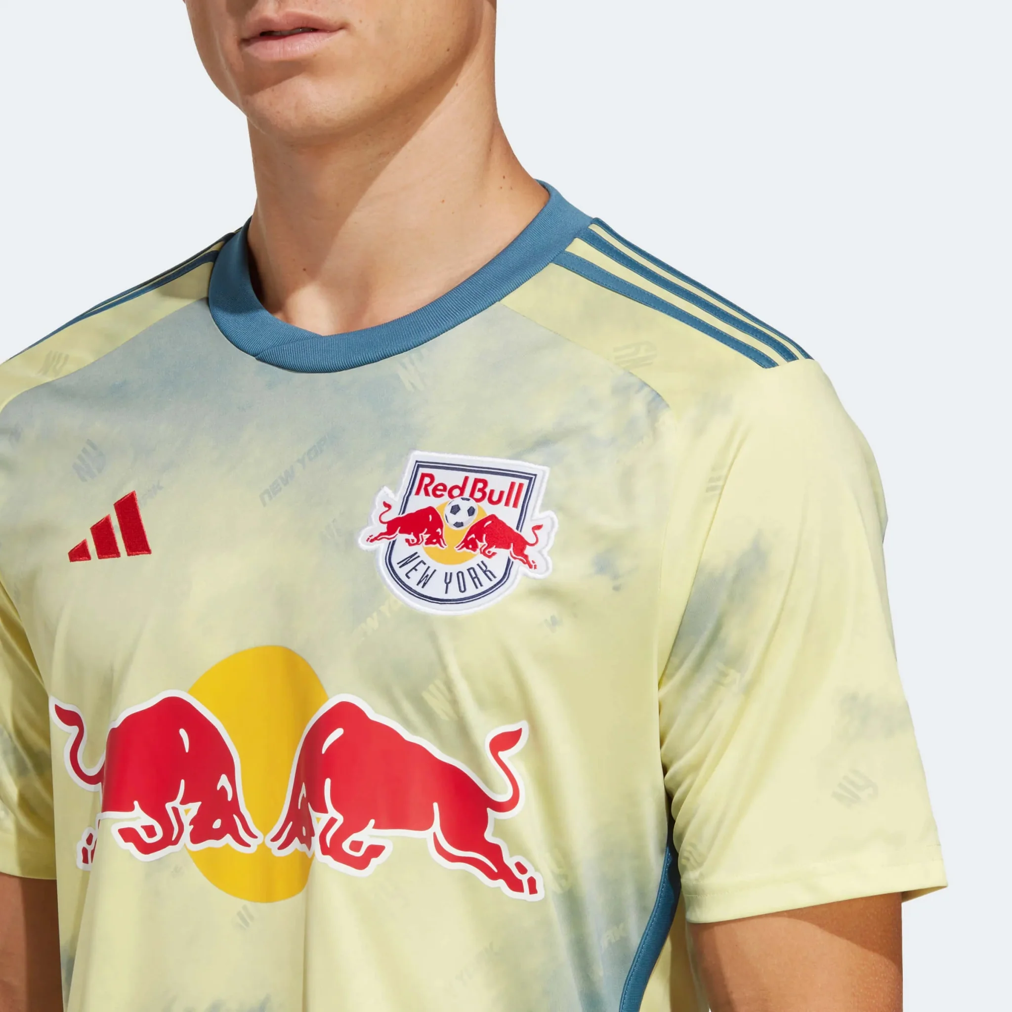 adidas 2023-24 New York Red Bulls Home Jersey - Pearl Citrine - Image 5