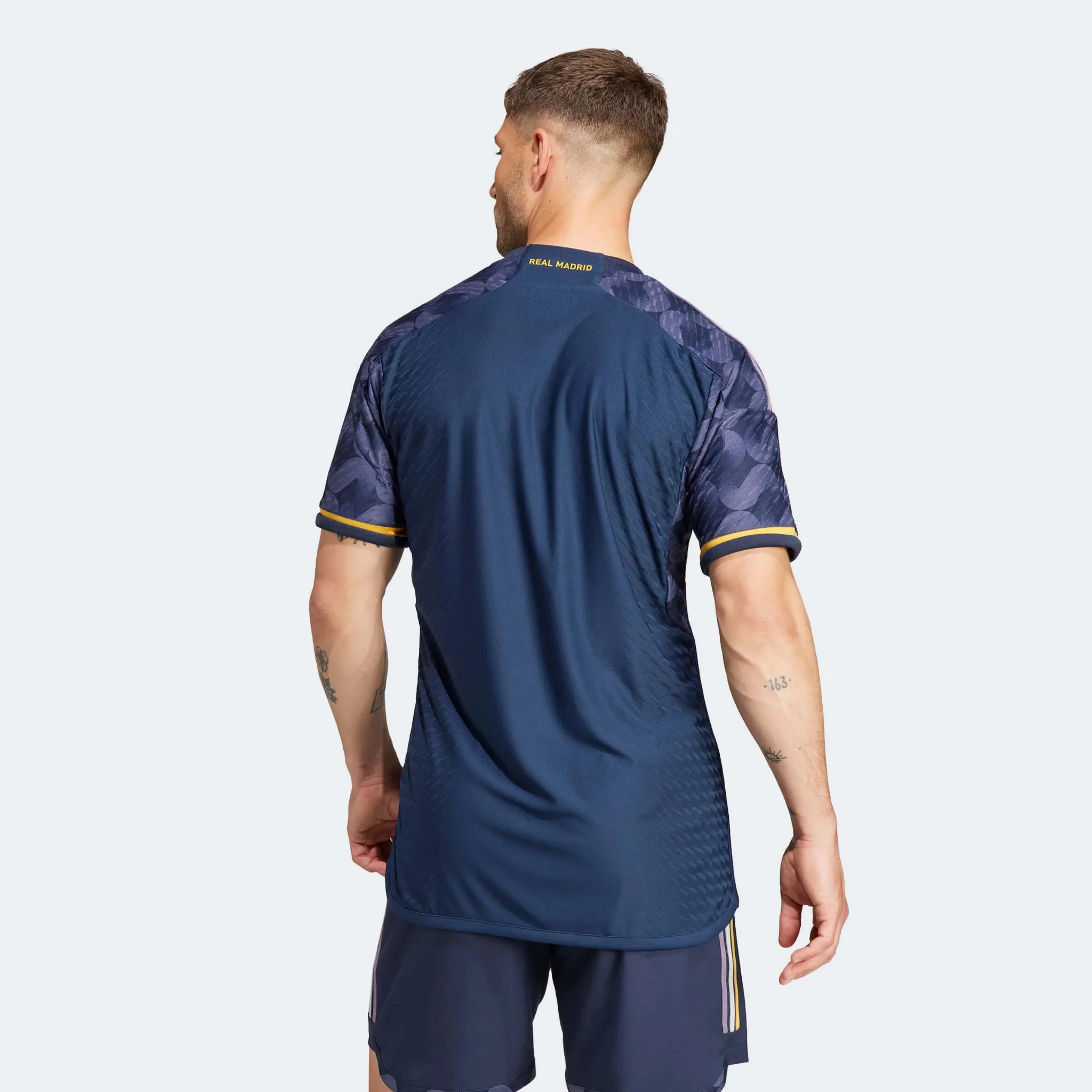 adidas 2023-24 Real Madrid Men's Authentic Away Jersey - Image 5