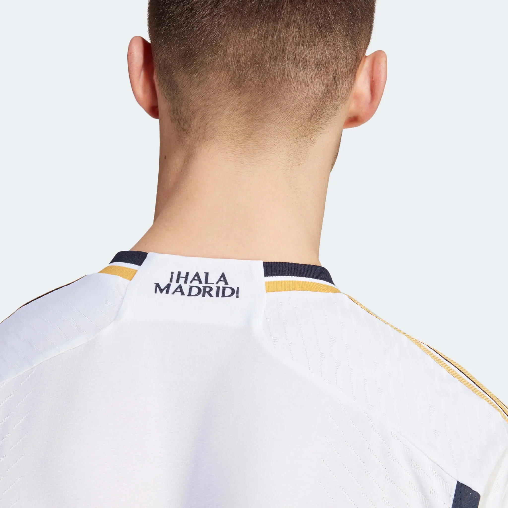 adidas 2023-24 Real Madrid Men's Authentic Match Home Jersey - Image 9